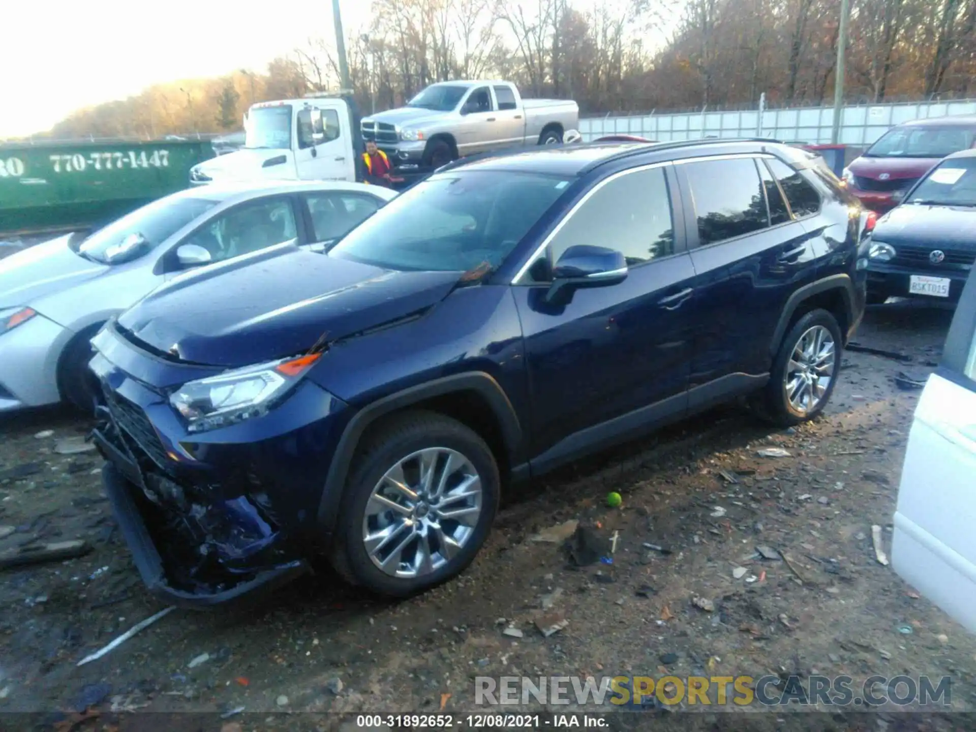 2 Photograph of a damaged car JTMC1RFV6MD073079 TOYOTA RAV4 2021