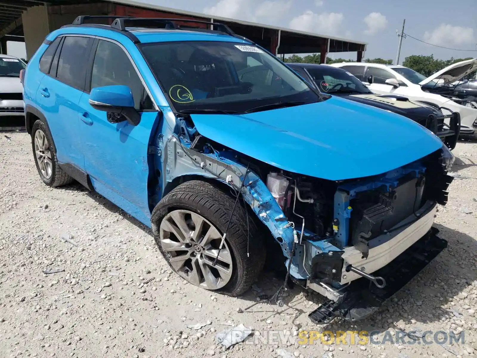 1 Photograph of a damaged car JTMC1RFV7MD064634 TOYOTA RAV4 2021