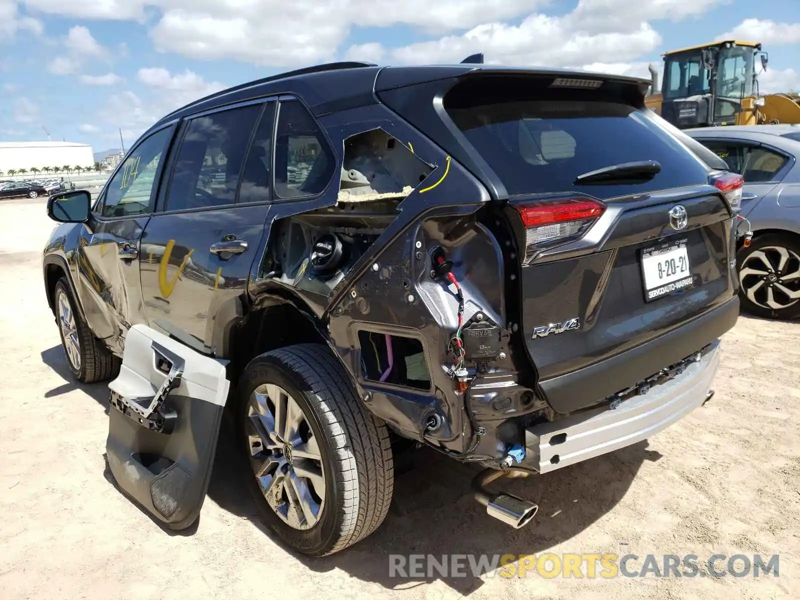 3 Photograph of a damaged car JTMC1RFV7MD079991 TOYOTA RAV4 2021