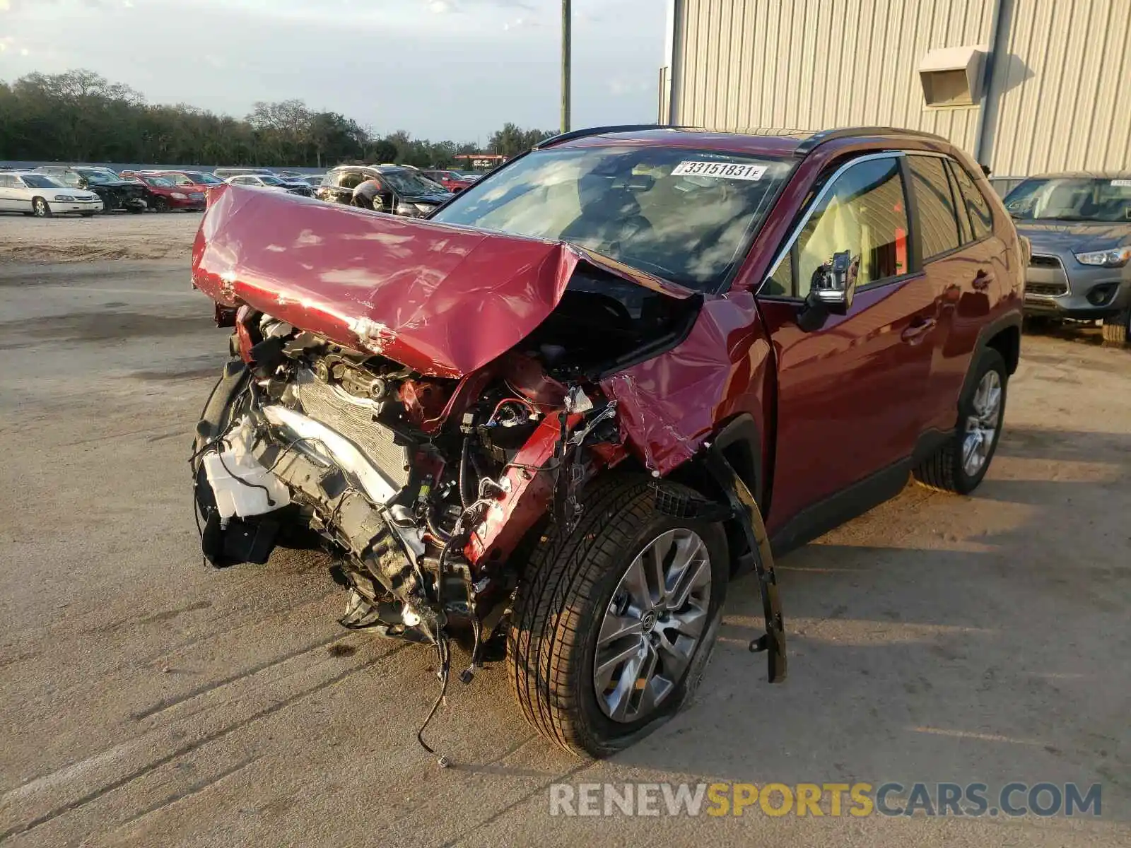 2 Photograph of a damaged car JTMC1RFV9MD071214 TOYOTA RAV4 2021