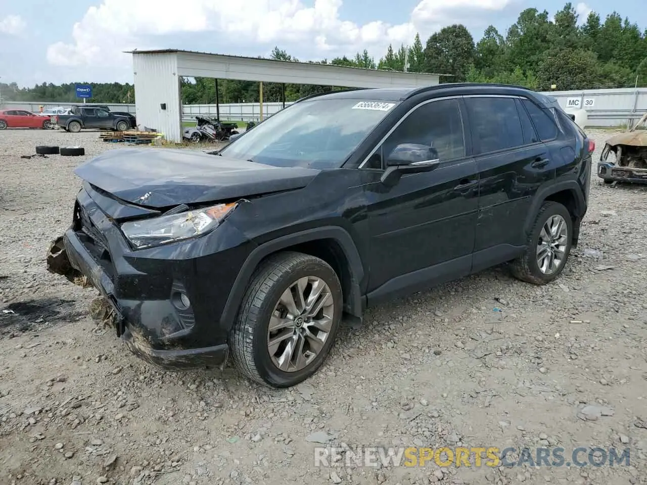1 Photograph of a damaged car JTMC1RFV9MJ022645 TOYOTA RAV4 2021