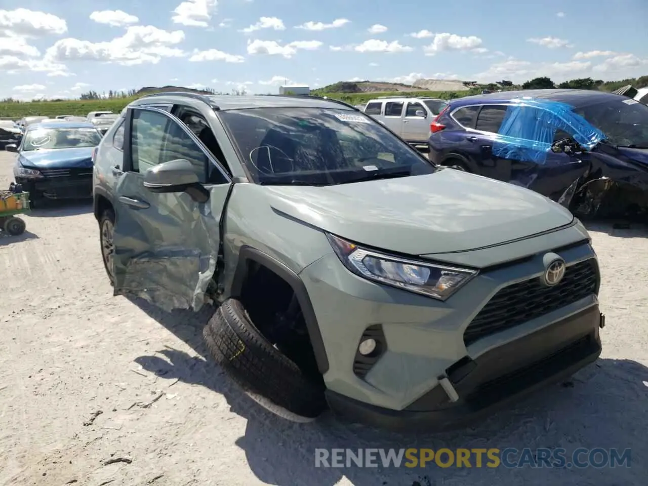 1 Photograph of a damaged car JTMC1RFVXMD065891 TOYOTA RAV4 2021