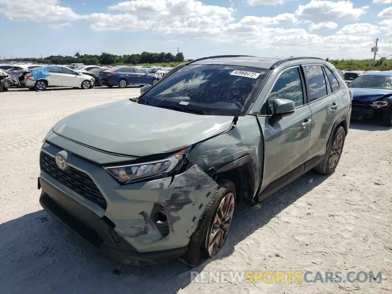 2 Photograph of a damaged car JTMC1RFVXMD065891 TOYOTA RAV4 2021
