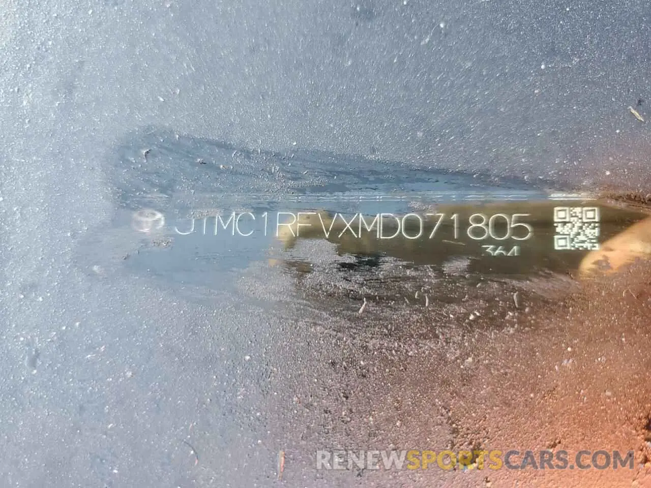 10 Photograph of a damaged car JTMC1RFVXMD071805 TOYOTA RAV4 2021
