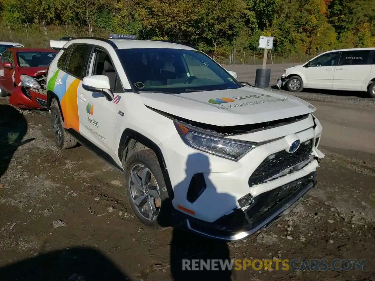 1 Photograph of a damaged car JTMCB3FV5MD064495 TOYOTA RAV4 2021