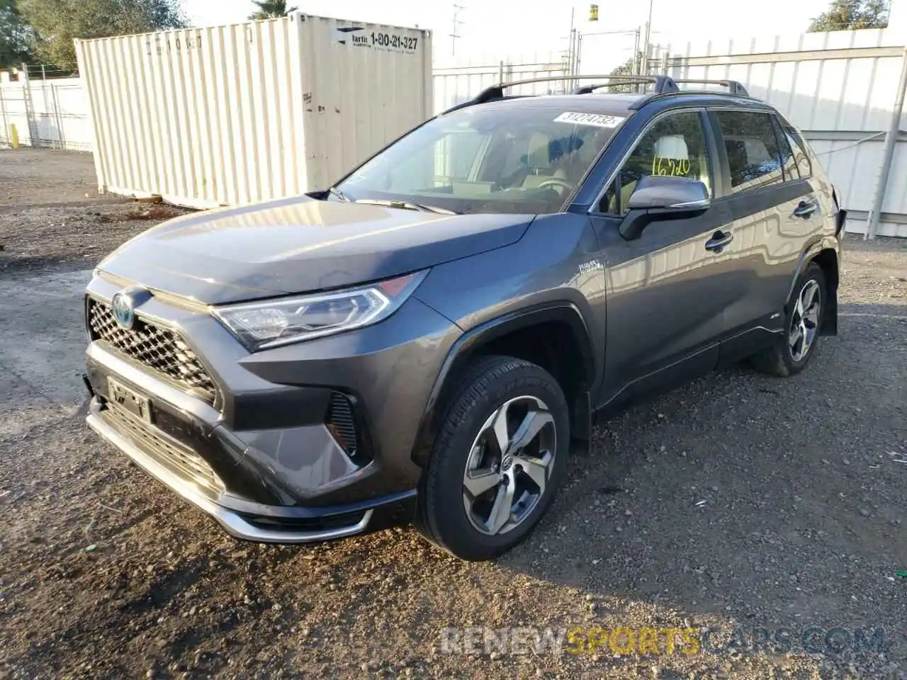 2 Photograph of a damaged car JTMCB3FV8MD005442 TOYOTA RAV4 2021