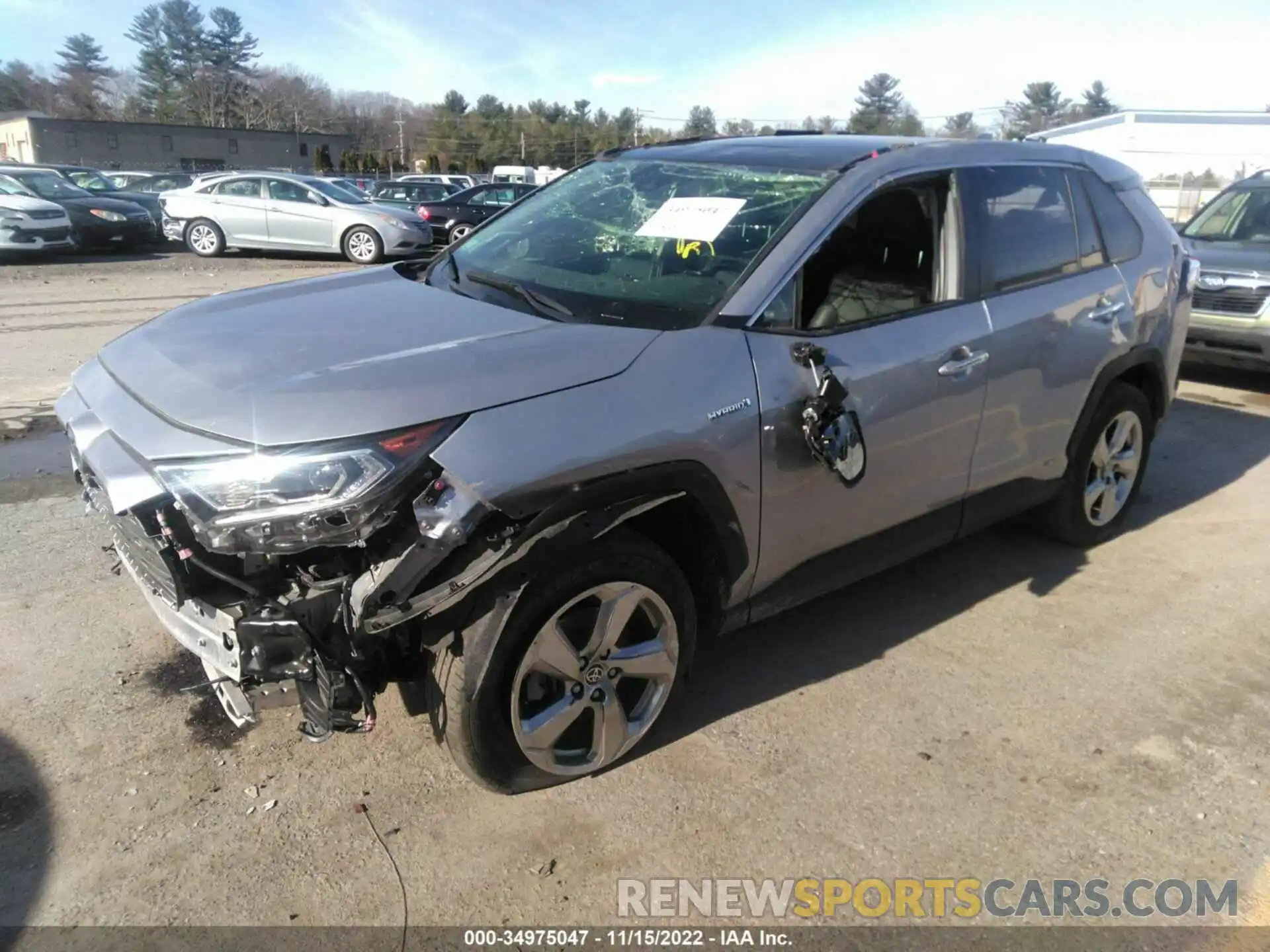 2 Photograph of a damaged car JTMD6RFV1MD033594 TOYOTA RAV4 2021