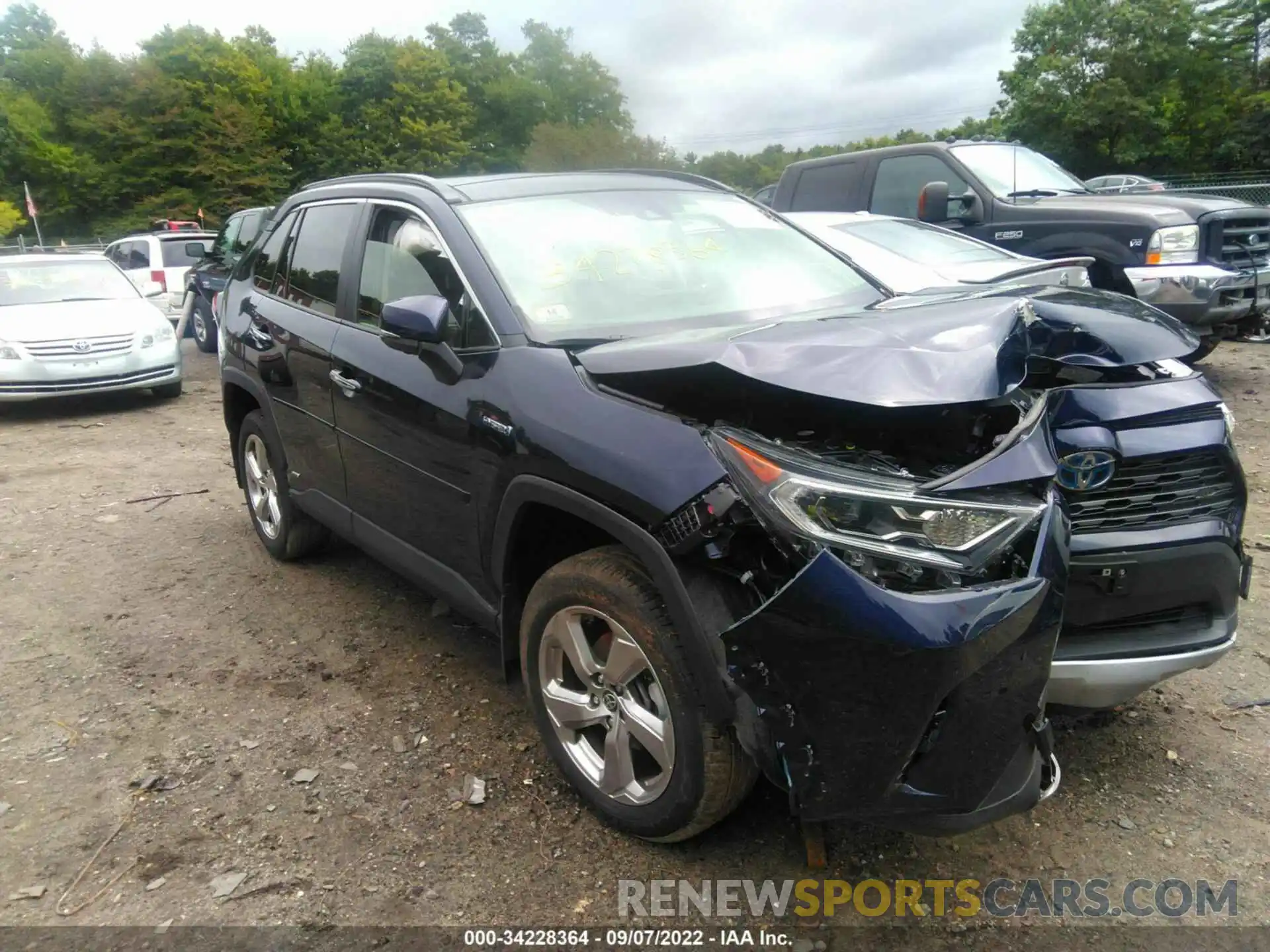 1 Photograph of a damaged car JTMD6RFV3MD516701 TOYOTA RAV4 2021