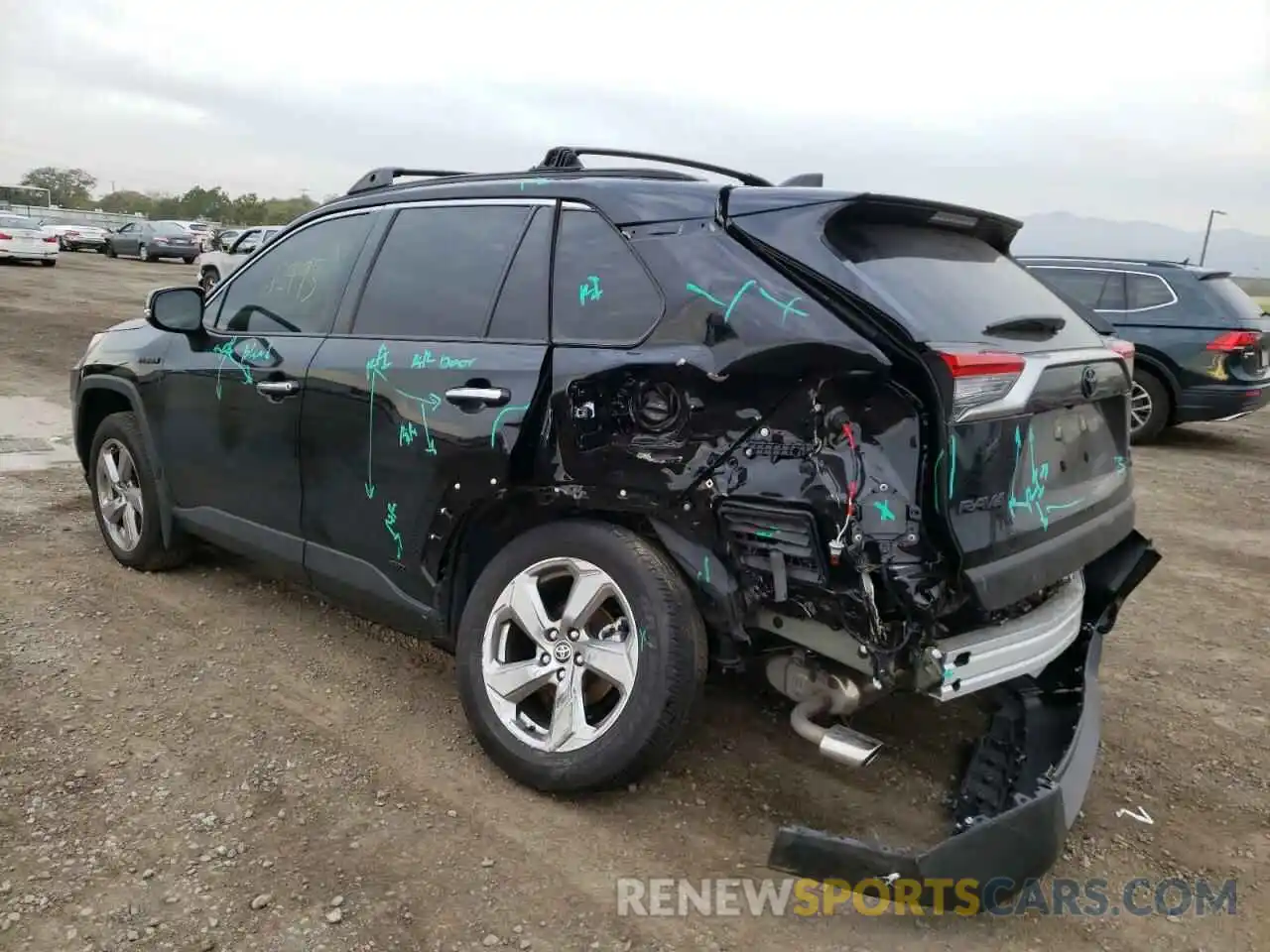 3 Photograph of a damaged car JTMD6RFV4MD031709 TOYOTA RAV4 2021