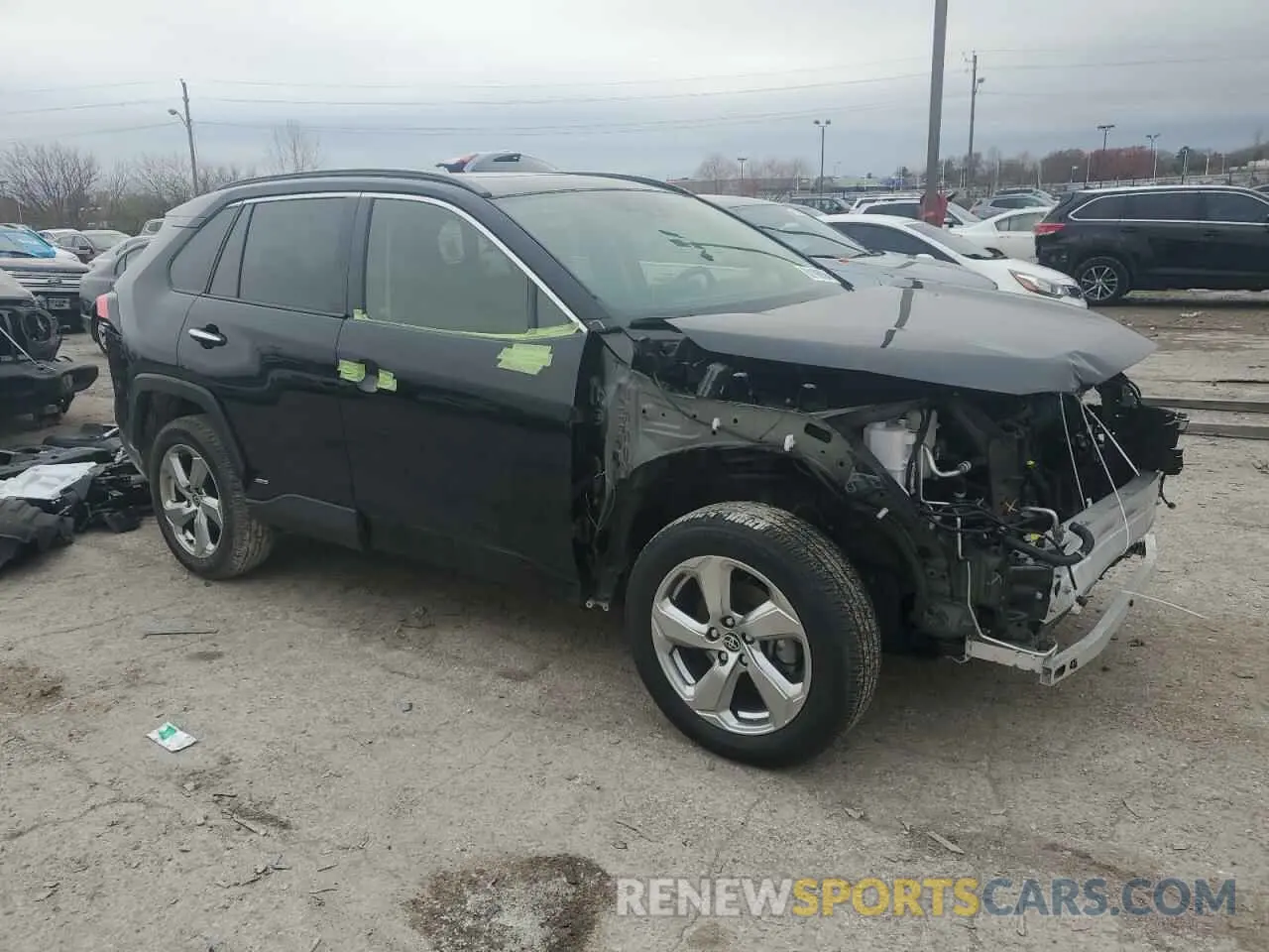4 Photograph of a damaged car JTMD6RFV7MD045068 TOYOTA RAV4 2021
