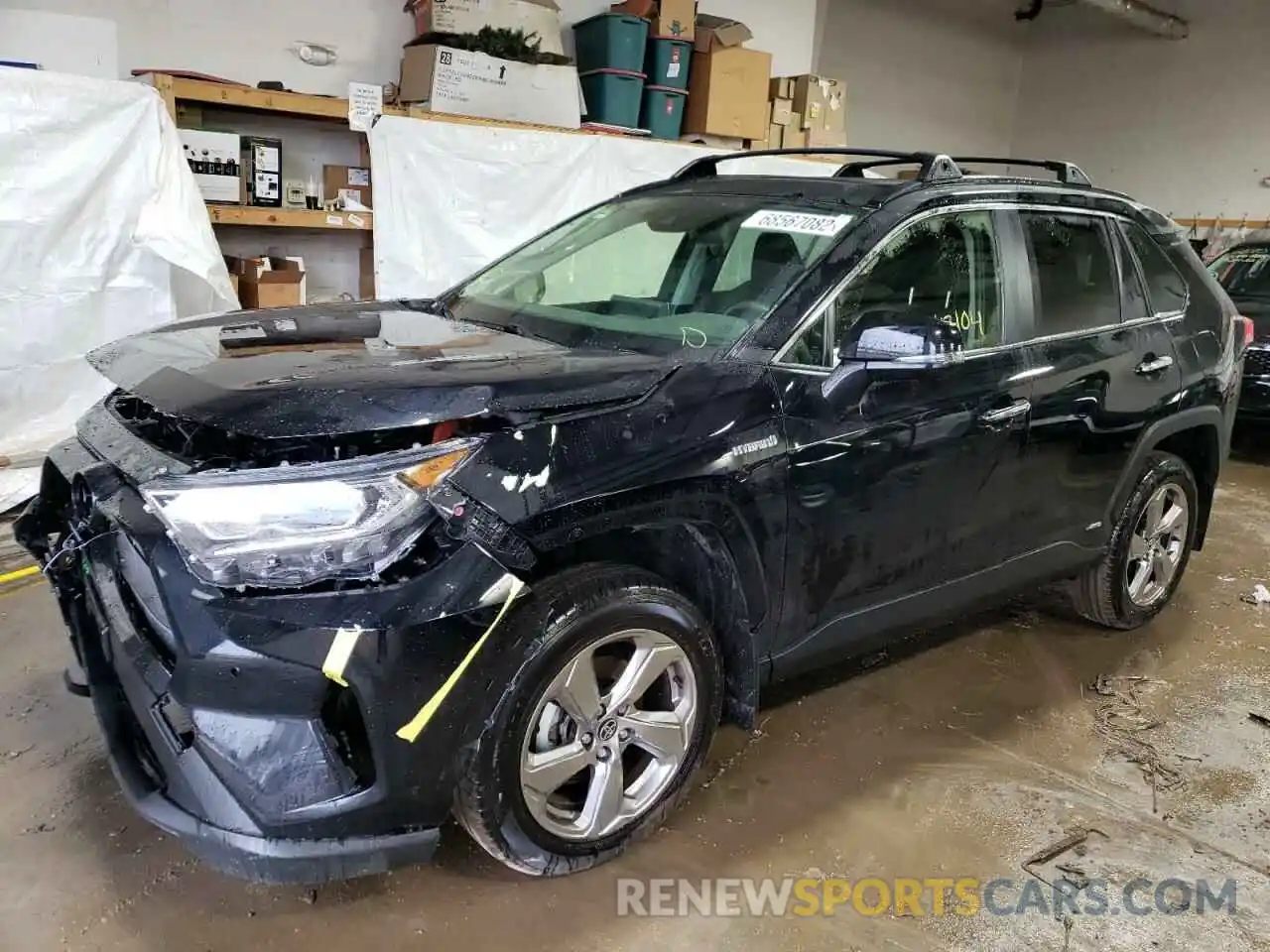 1 Photograph of a damaged car JTMD6RFV9MD043466 TOYOTA RAV4 2021