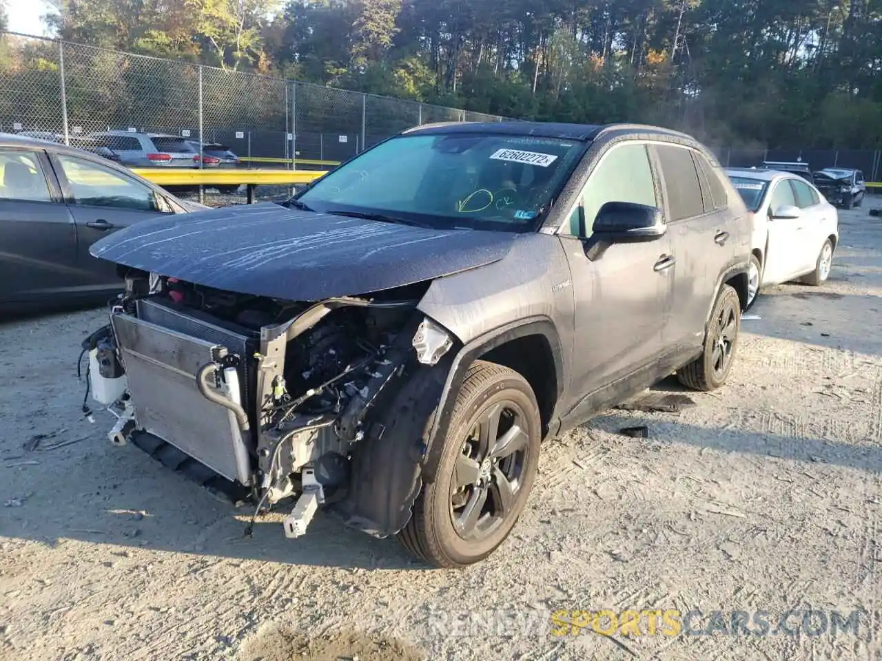 2 Photograph of a damaged car JTME6RFV0MJ012399 TOYOTA RAV4 2021