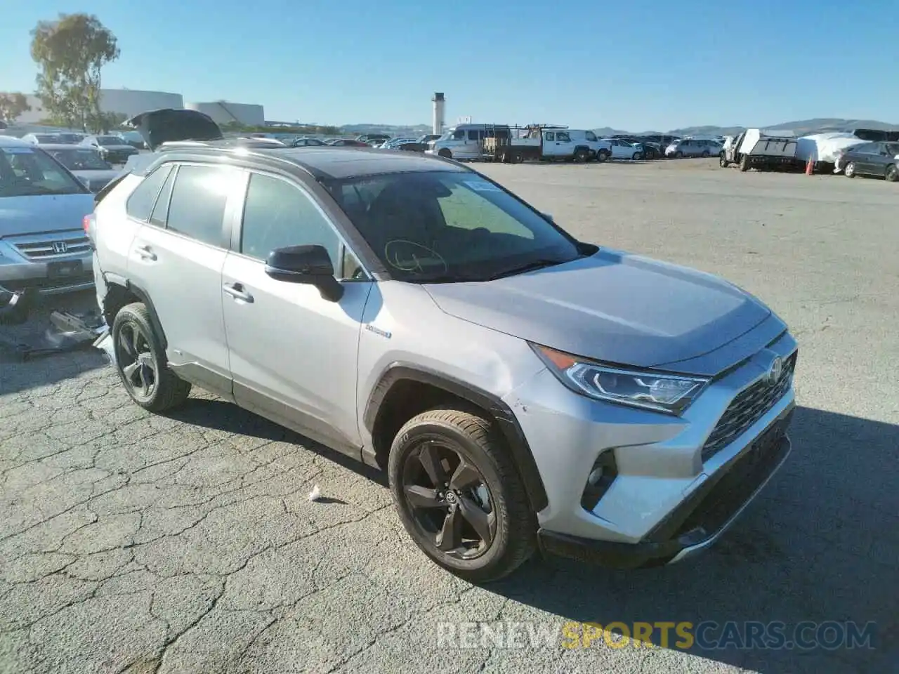 1 Photograph of a damaged car JTME6RFV2MD518136 TOYOTA RAV4 2021