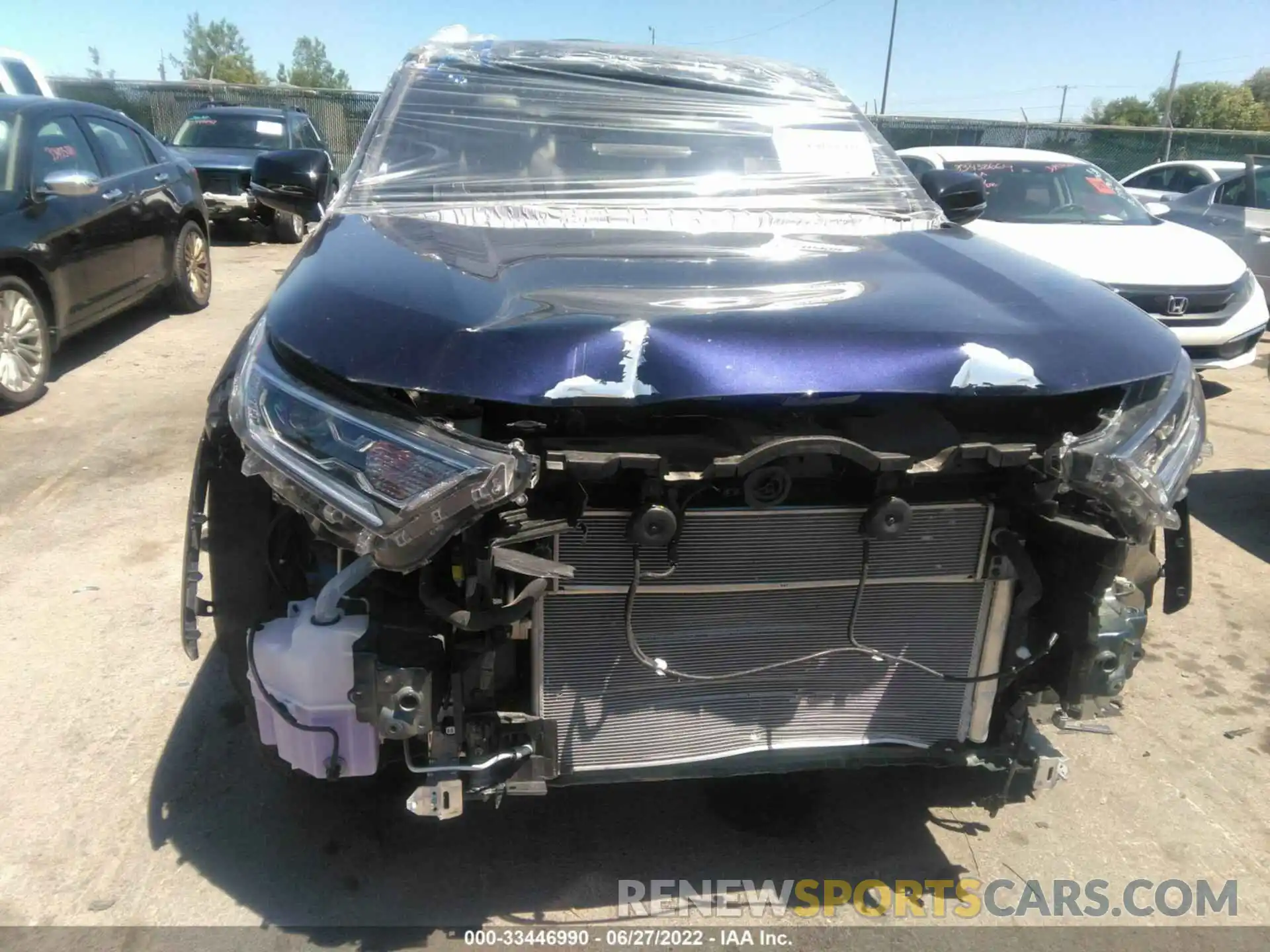 6 Photograph of a damaged car JTME6RFV2MJ010394 TOYOTA RAV4 2021