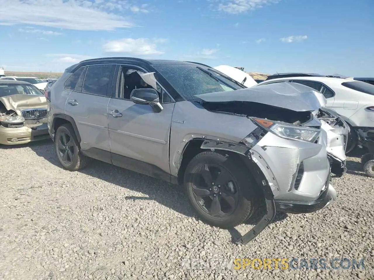 4 Photograph of a damaged car JTME6RFV3MD514208 TOYOTA RAV4 2021