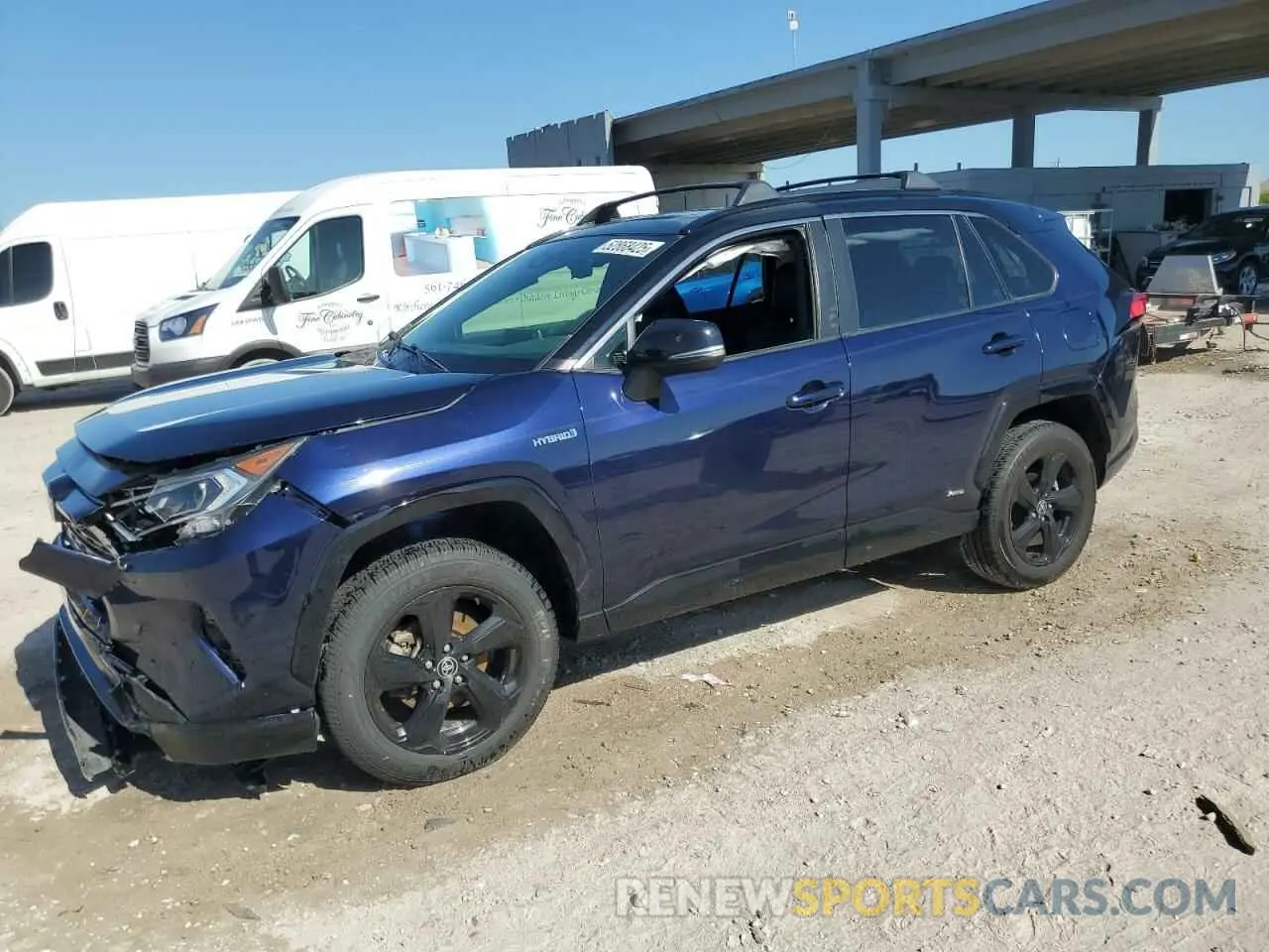 1 Photograph of a damaged car JTME6RFV4MJ006251 TOYOTA RAV4 2021