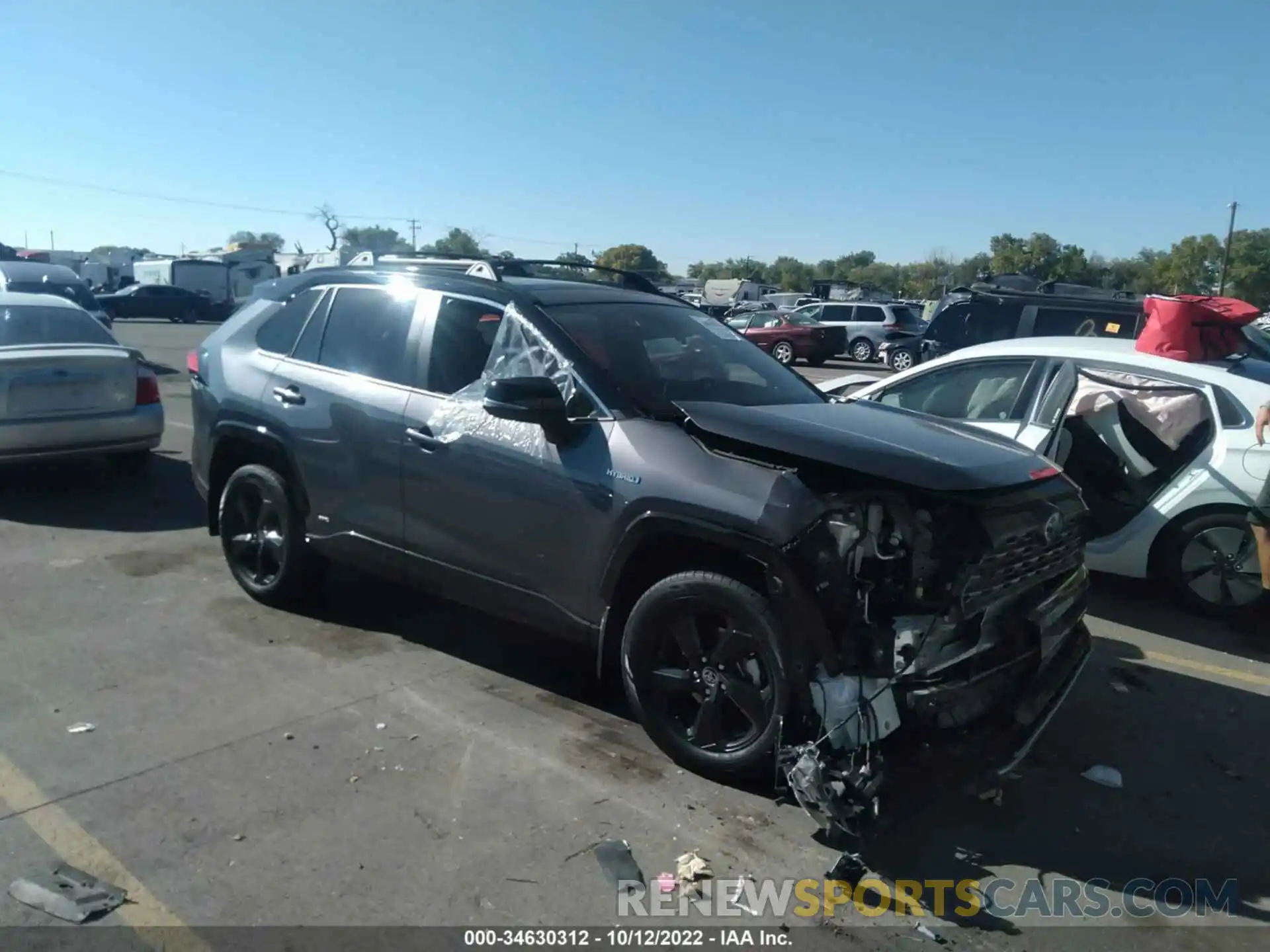 1 Photograph of a damaged car JTME6RFV5MD516137 TOYOTA RAV4 2021