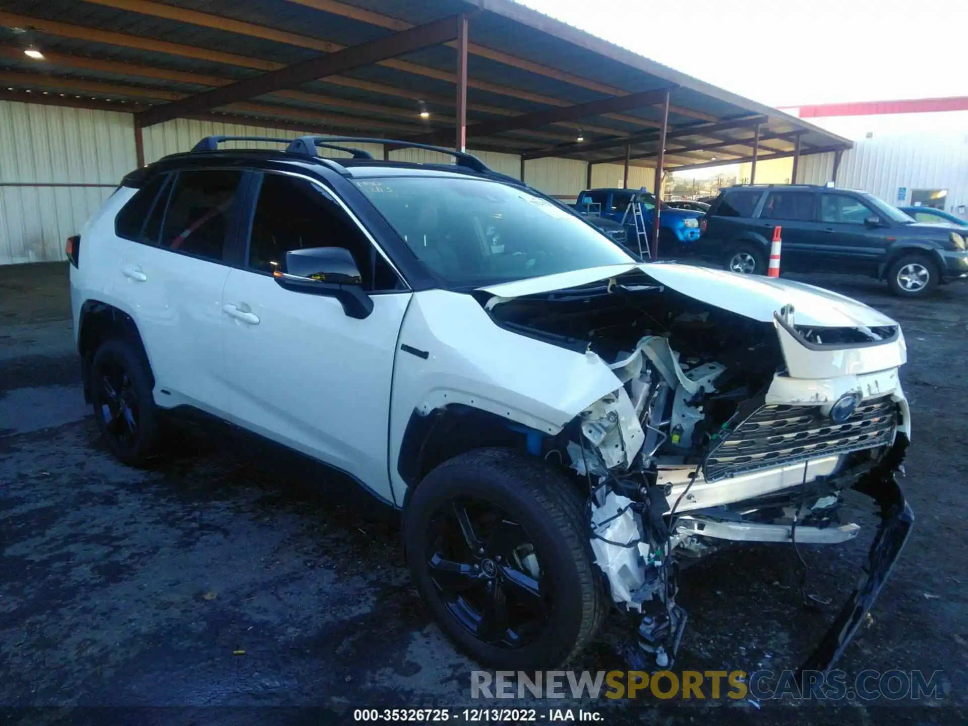 6 Photograph of a damaged car JTME6RFV7MJ011248 TOYOTA RAV4 2021