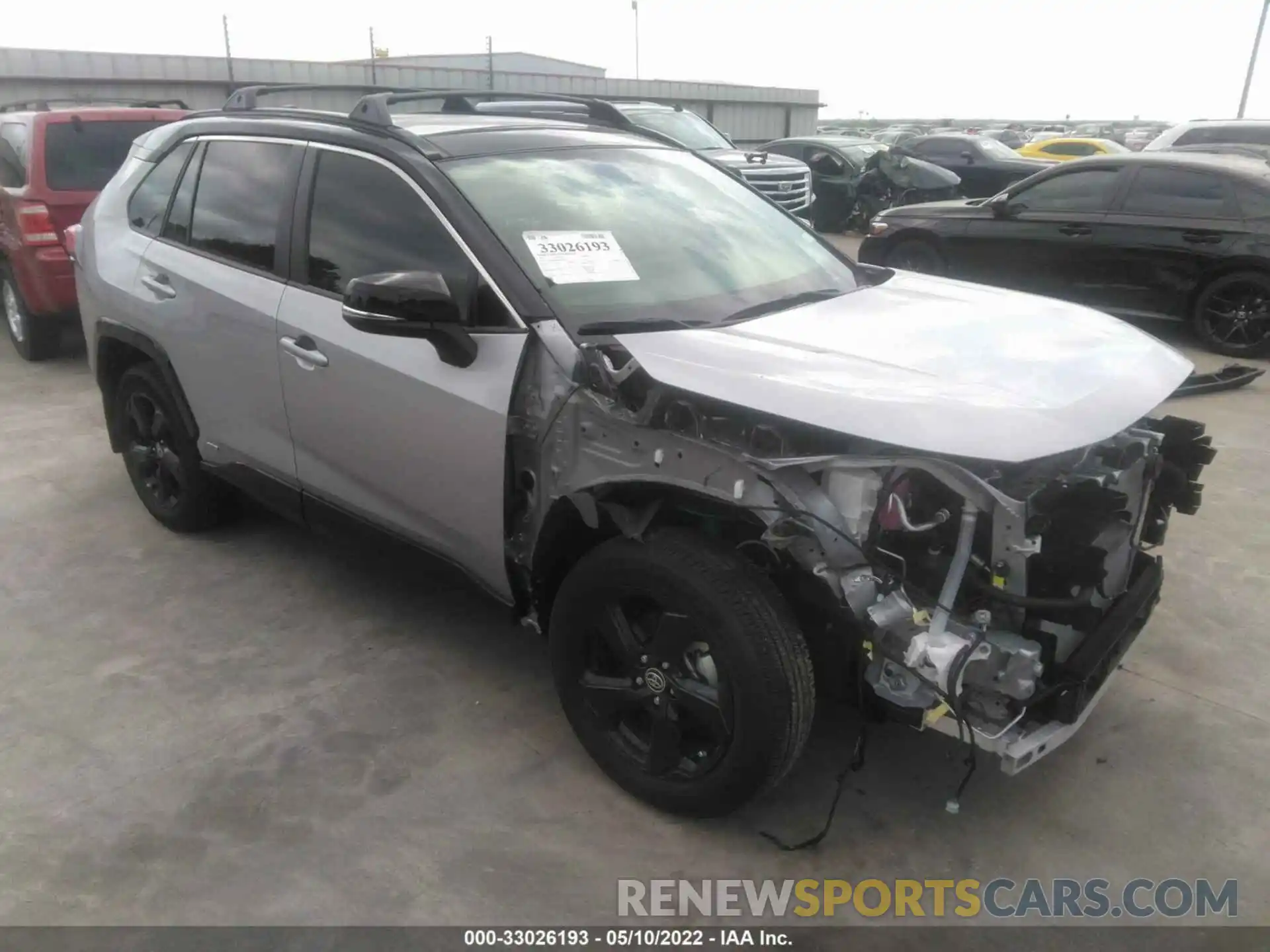 1 Photograph of a damaged car JTME6RFV9MJ008366 TOYOTA RAV4 2021