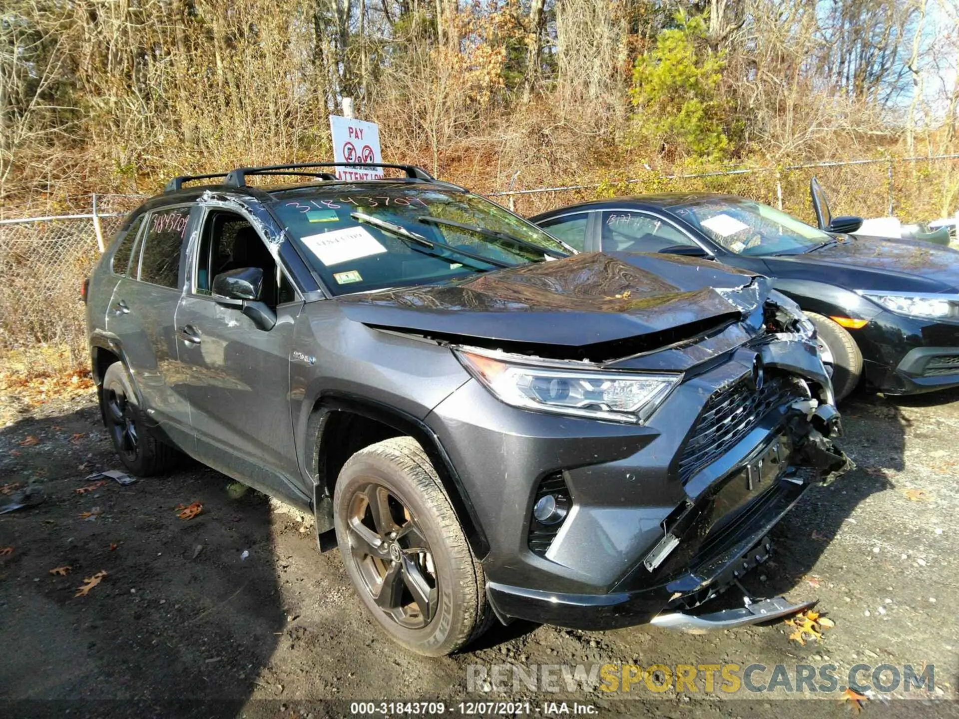 1 Photograph of a damaged car JTME6RFVXMD507739 TOYOTA RAV4 2021