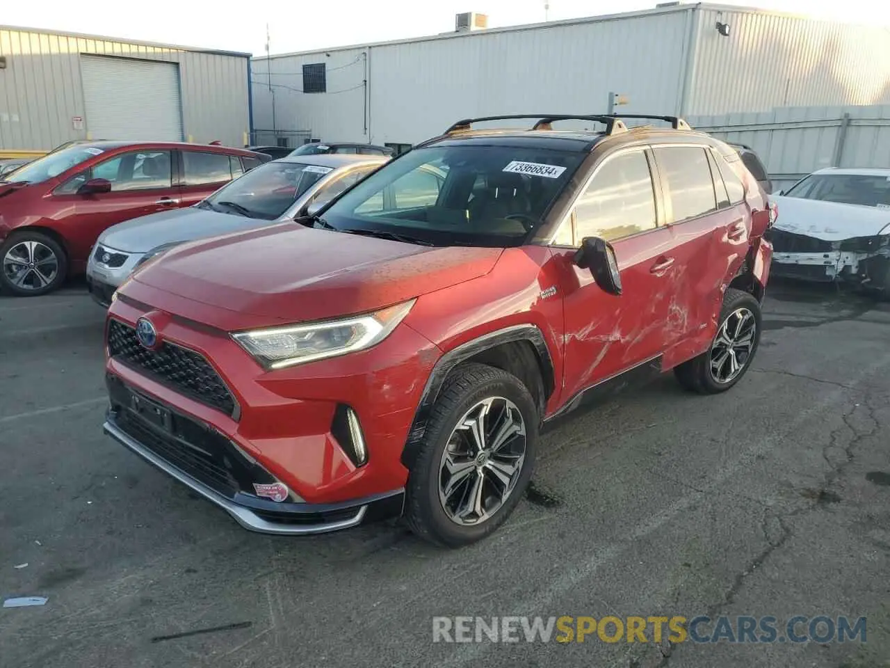 1 Photograph of a damaged car JTMEB3FV1MD015772 TOYOTA RAV4 2021