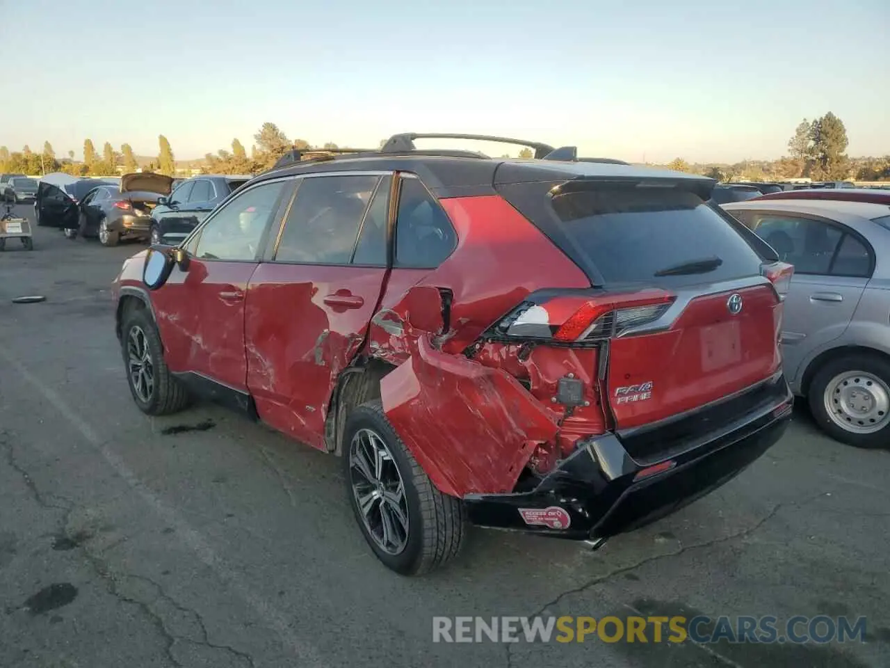 2 Photograph of a damaged car JTMEB3FV1MD015772 TOYOTA RAV4 2021
