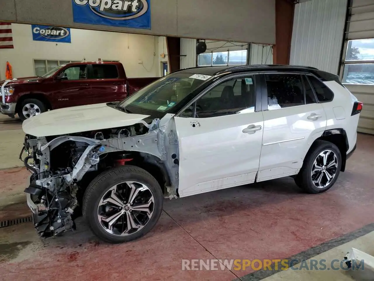 1 Photograph of a damaged car JTMEB3FV4MD037832 TOYOTA RAV4 2021