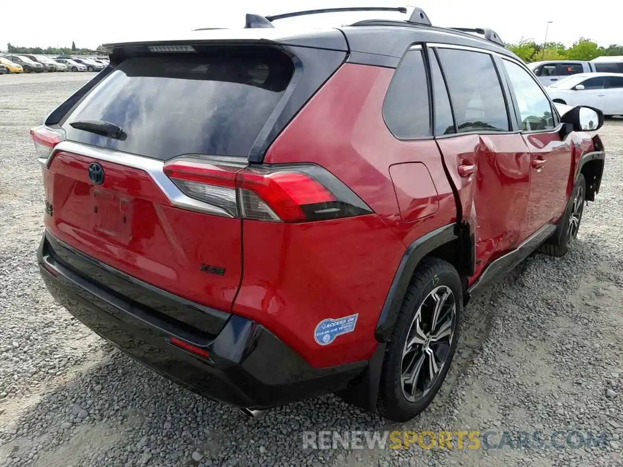 4 Photograph of a damaged car JTMEB3FV5MD031845 TOYOTA RAV4 2021