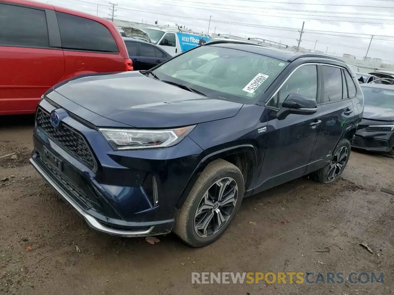 1 Photograph of a damaged car JTMEB3FV8MD012836 TOYOTA RAV4 2021