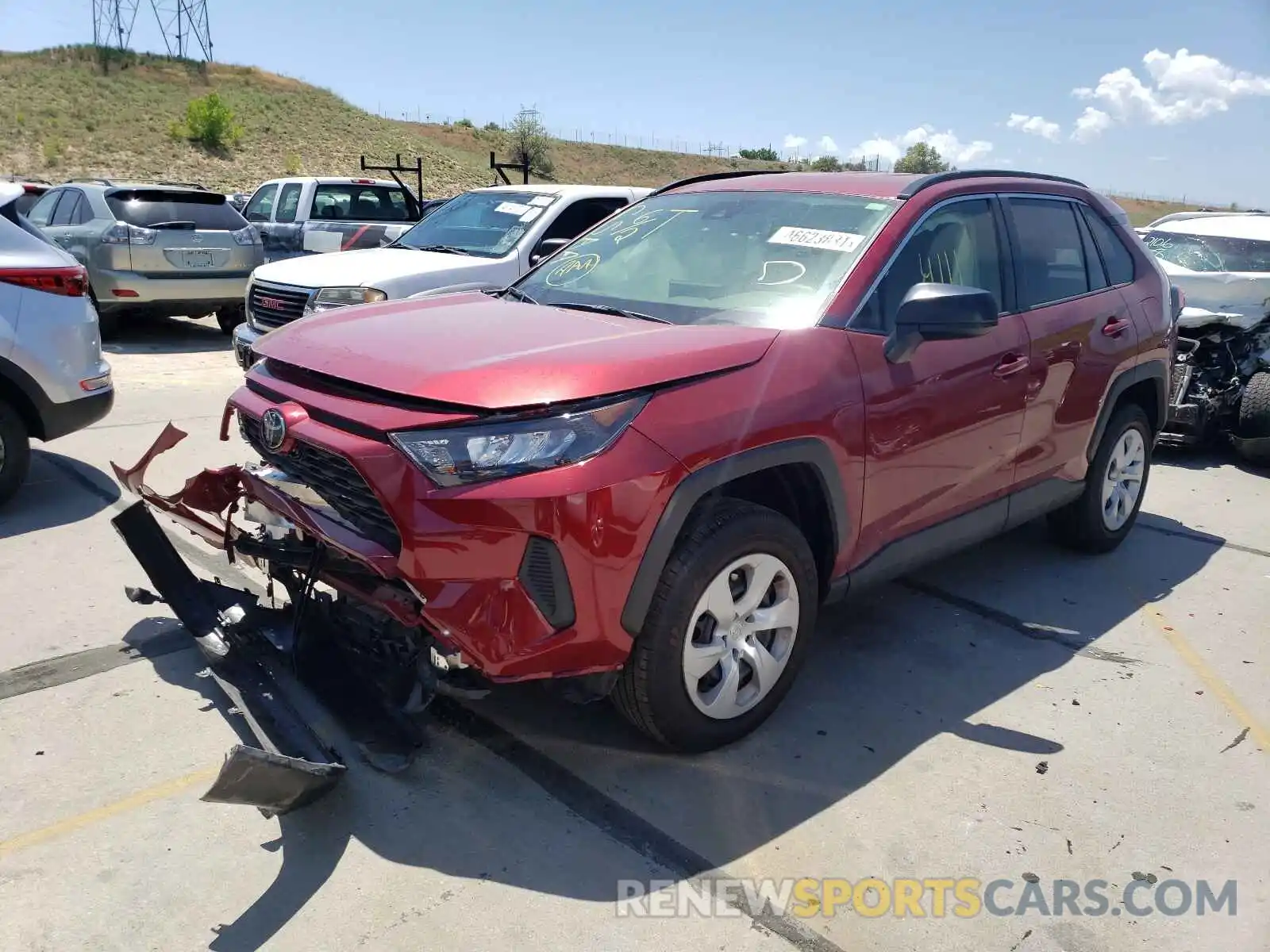 2 Photograph of a damaged car JTMF1RFV6MD070938 TOYOTA RAV4 2021