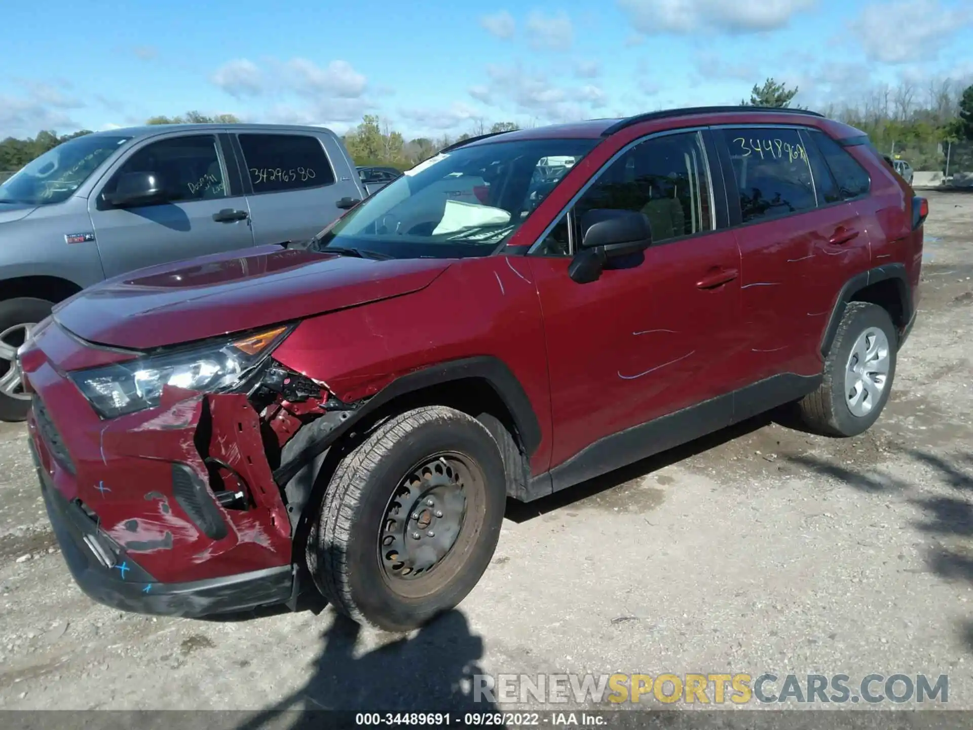 2 Photograph of a damaged car JTMF1RFV7MD070365 TOYOTA RAV4 2021