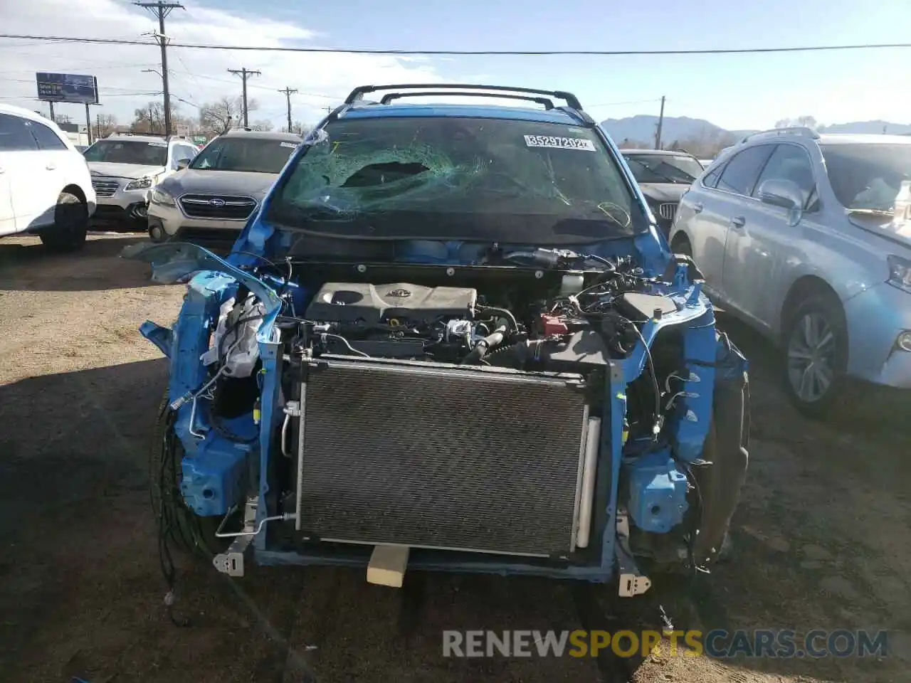 9 Photograph of a damaged car JTMF1RFV9MD076149 TOYOTA RAV4 2021