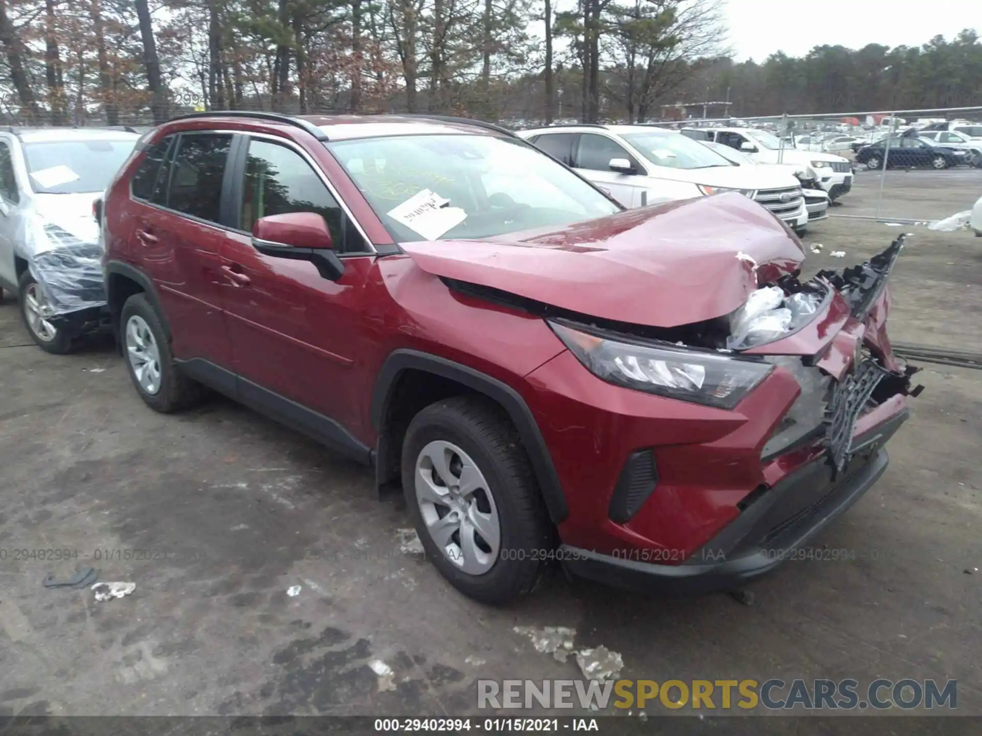 1 Photograph of a damaged car JTMG1RFV4MD071851 TOYOTA RAV4 2021