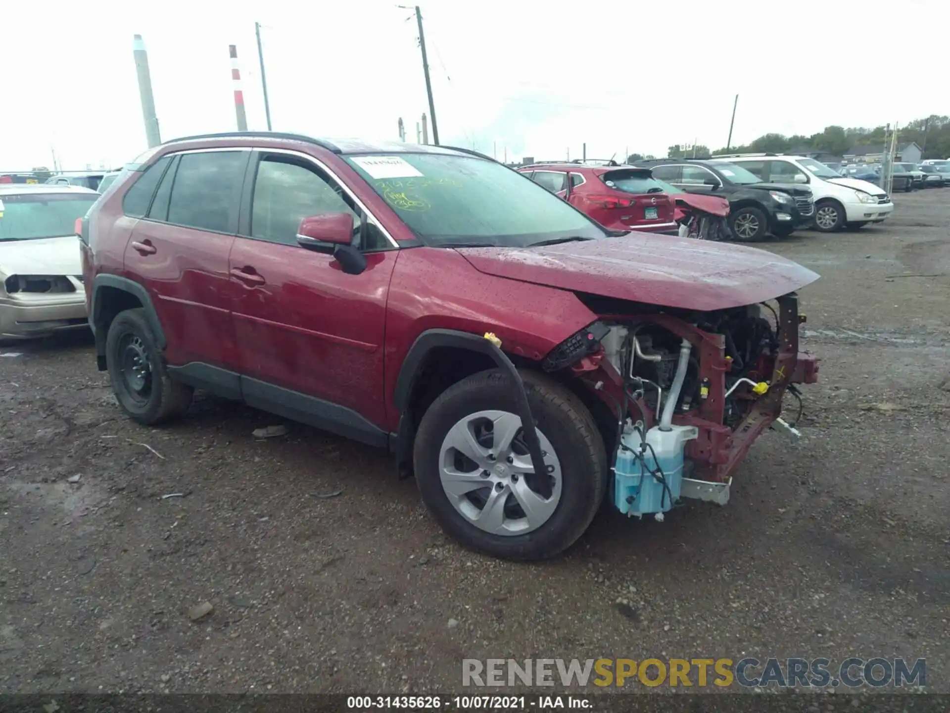 1 Photograph of a damaged car JTMG1RFV5MD069171 TOYOTA RAV4 2021