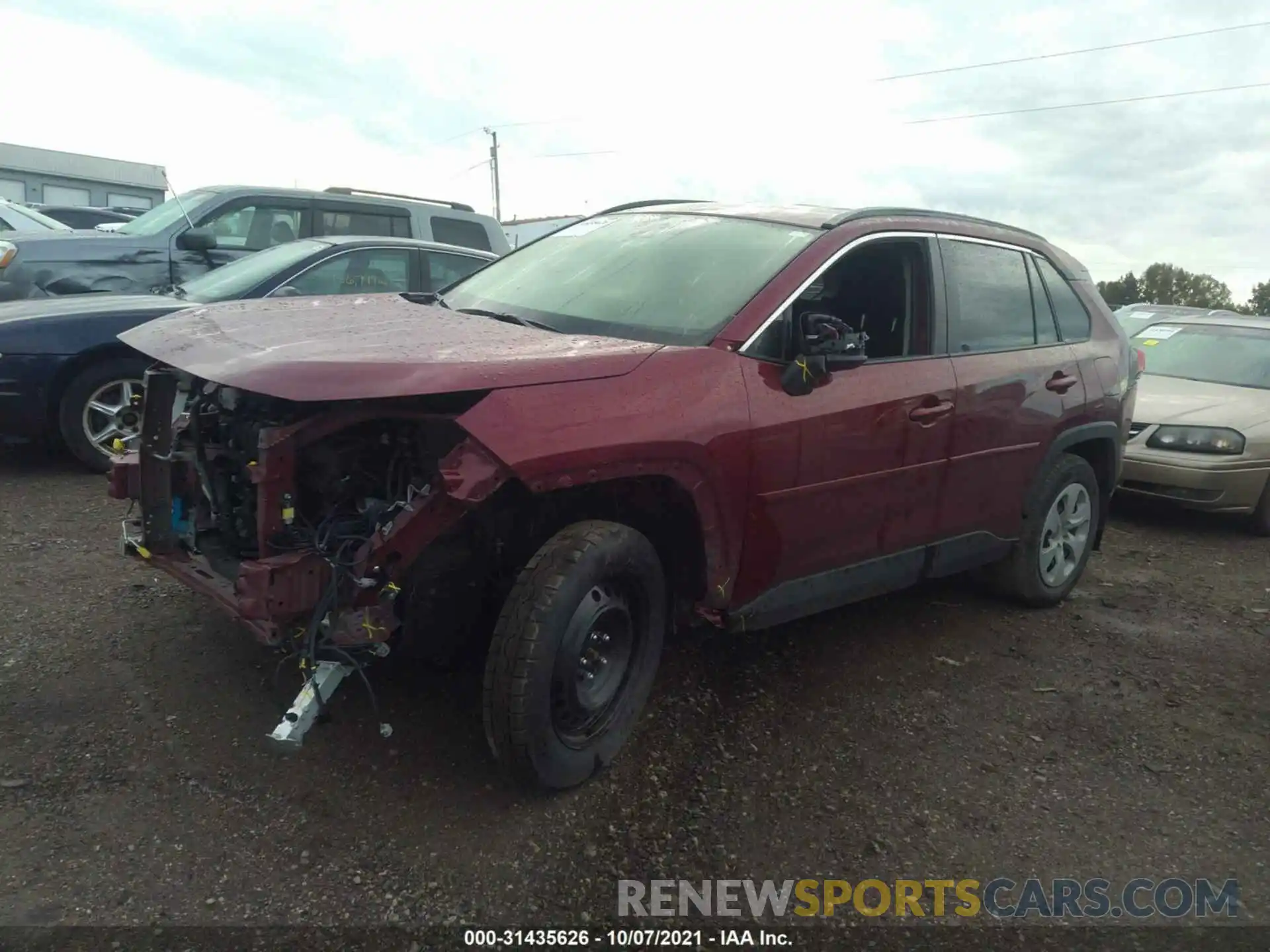 2 Photograph of a damaged car JTMG1RFV5MD069171 TOYOTA RAV4 2021