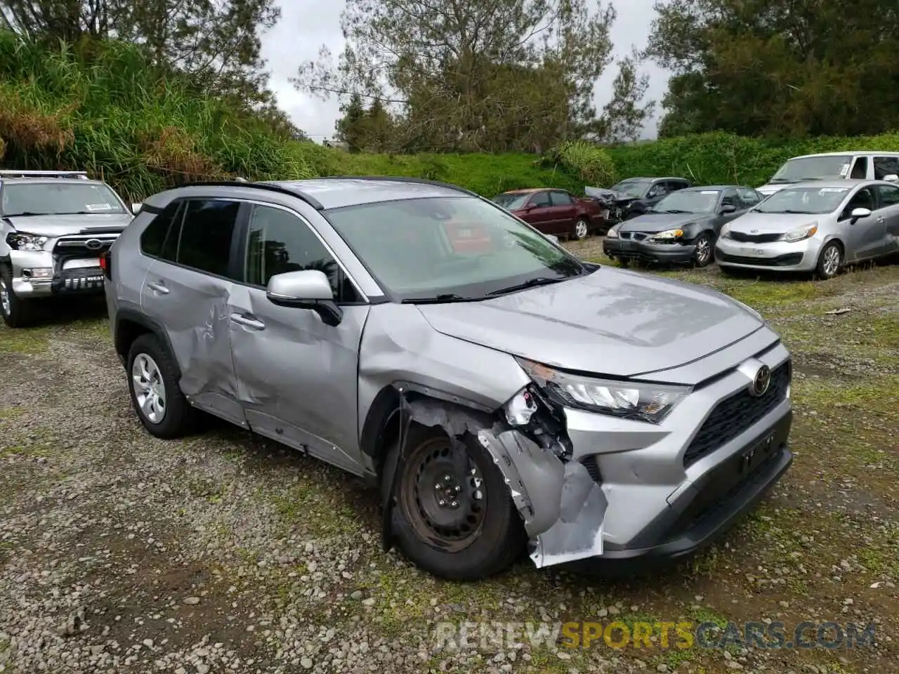 1 Photograph of a damaged car JTMG1RFV7MD079393 TOYOTA RAV4 2021