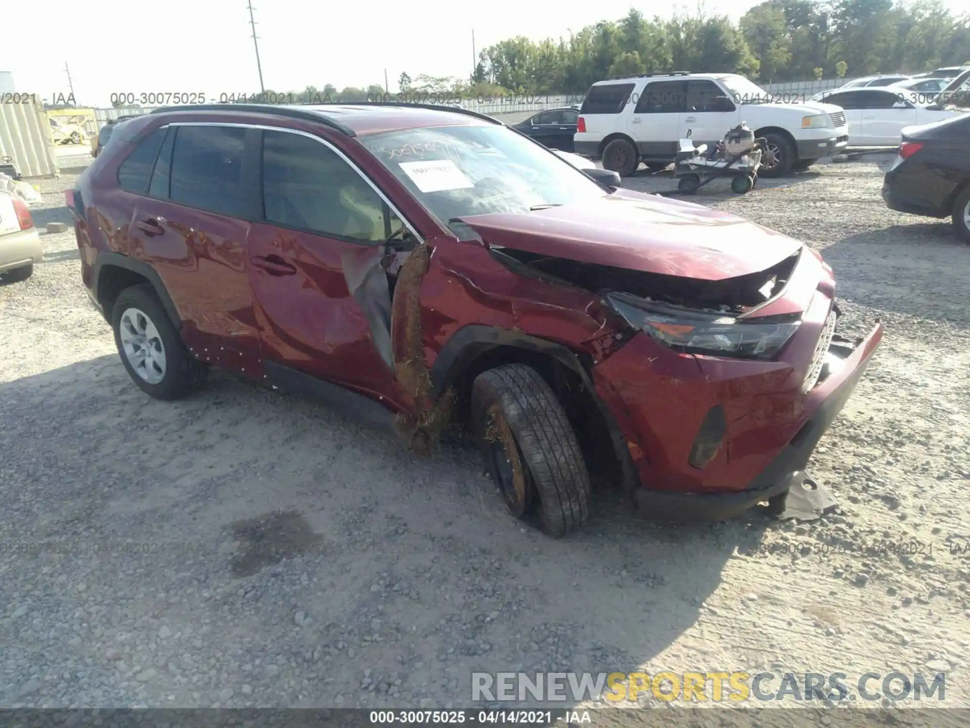 1 Photograph of a damaged car JTMH1RFV2MD067432 TOYOTA RAV4 2021