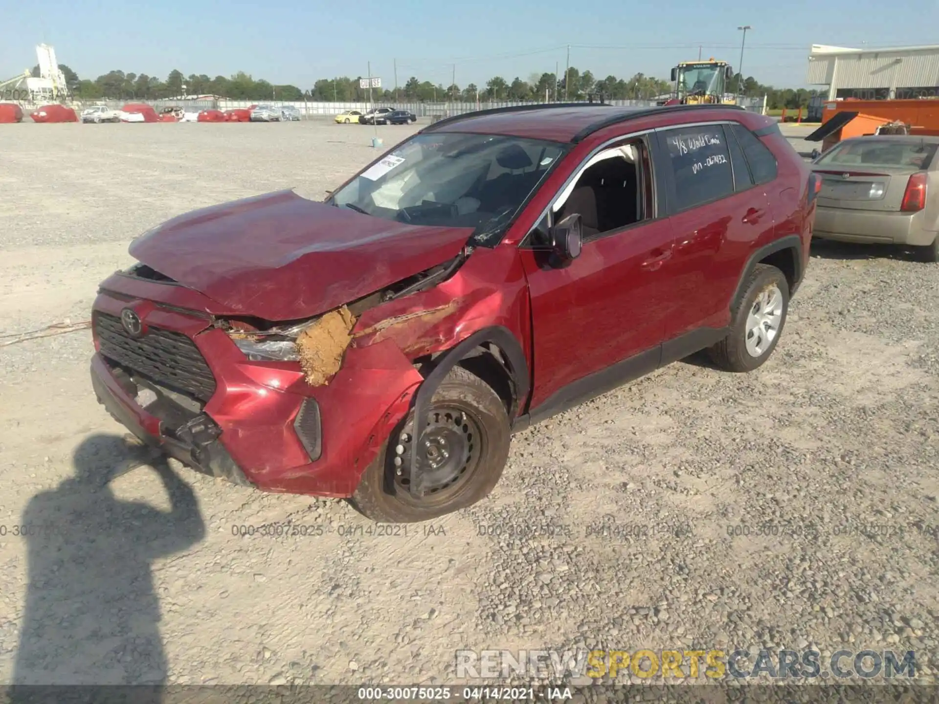 2 Photograph of a damaged car JTMH1RFV2MD067432 TOYOTA RAV4 2021