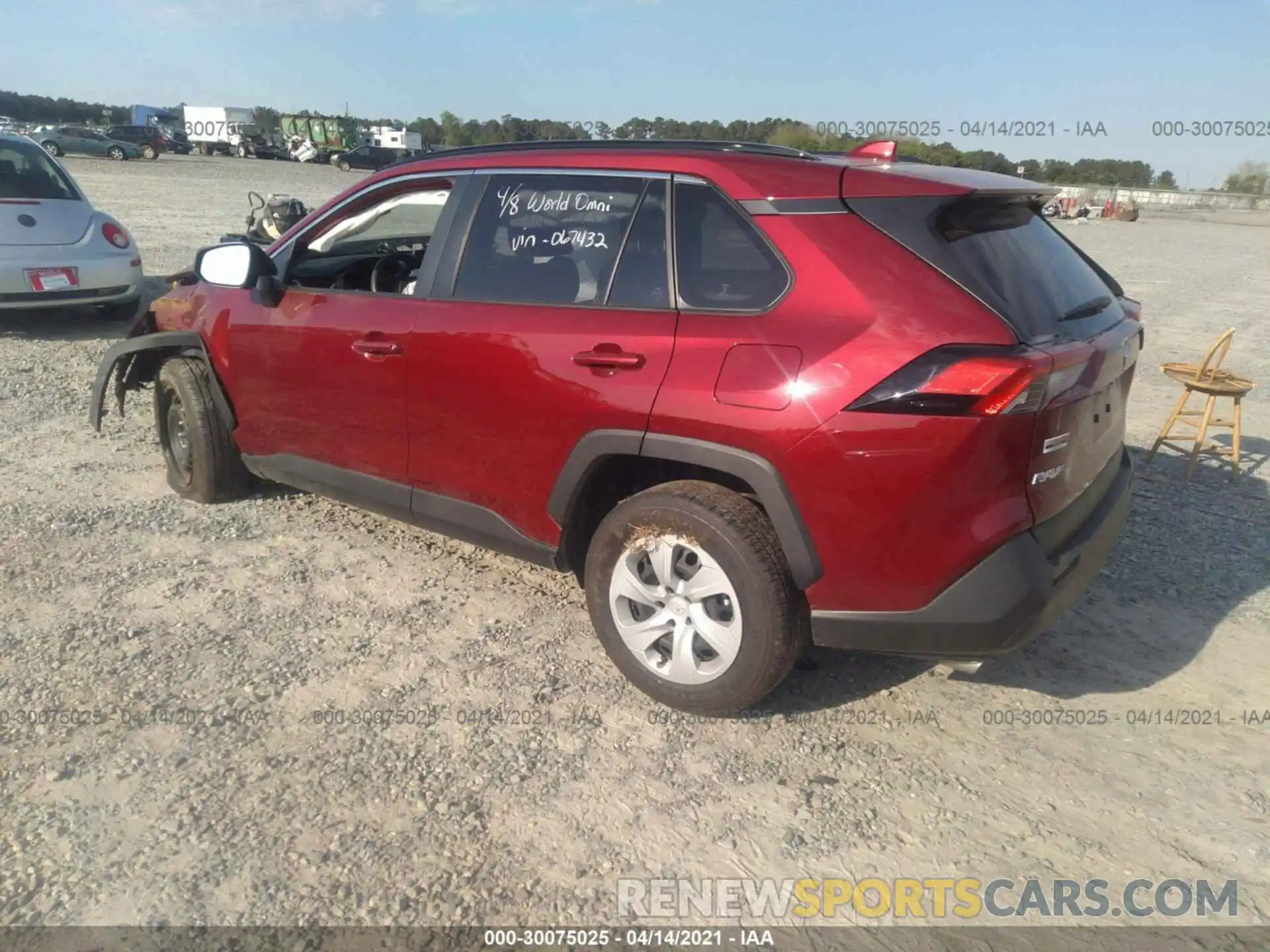 3 Photograph of a damaged car JTMH1RFV2MD067432 TOYOTA RAV4 2021