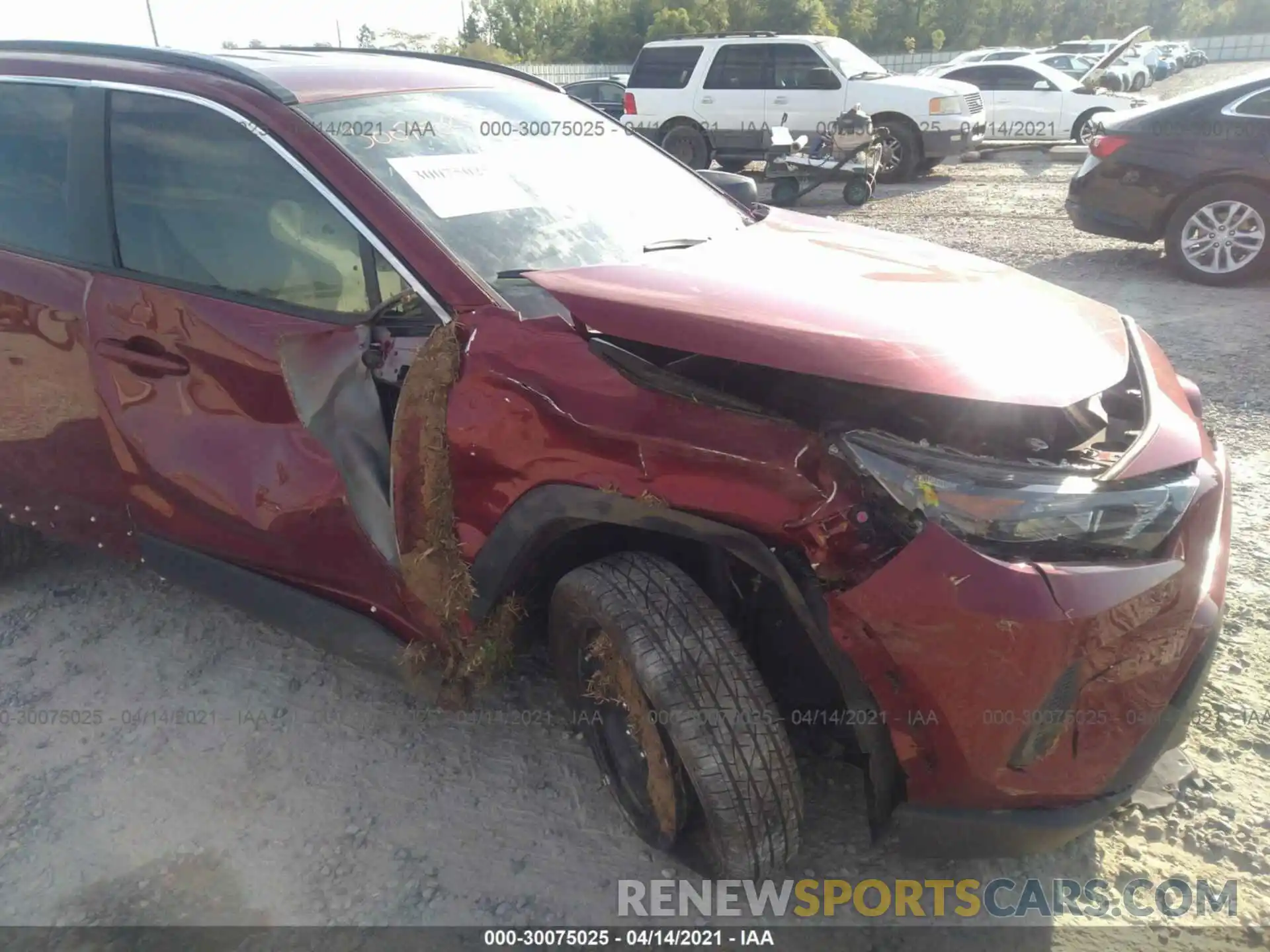 6 Photograph of a damaged car JTMH1RFV2MD067432 TOYOTA RAV4 2021