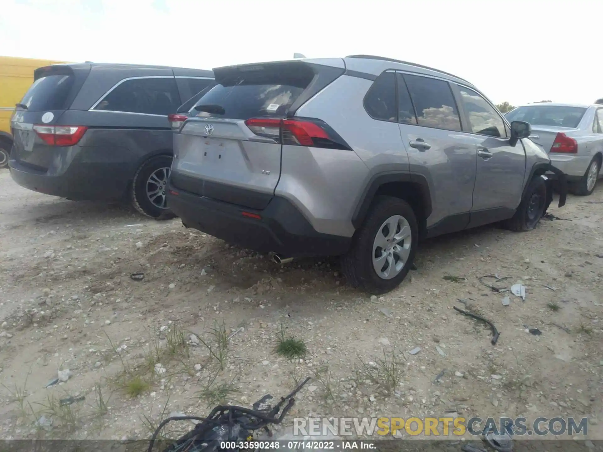 4 Photograph of a damaged car JTMH1RFV3MD062093 TOYOTA RAV4 2021