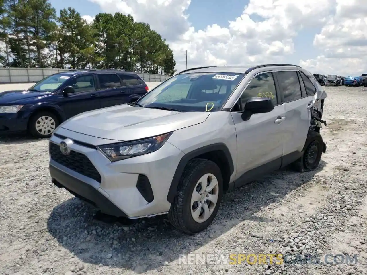 2 Photograph of a damaged car JTMH1RFV4MD061258 TOYOTA RAV4 2021