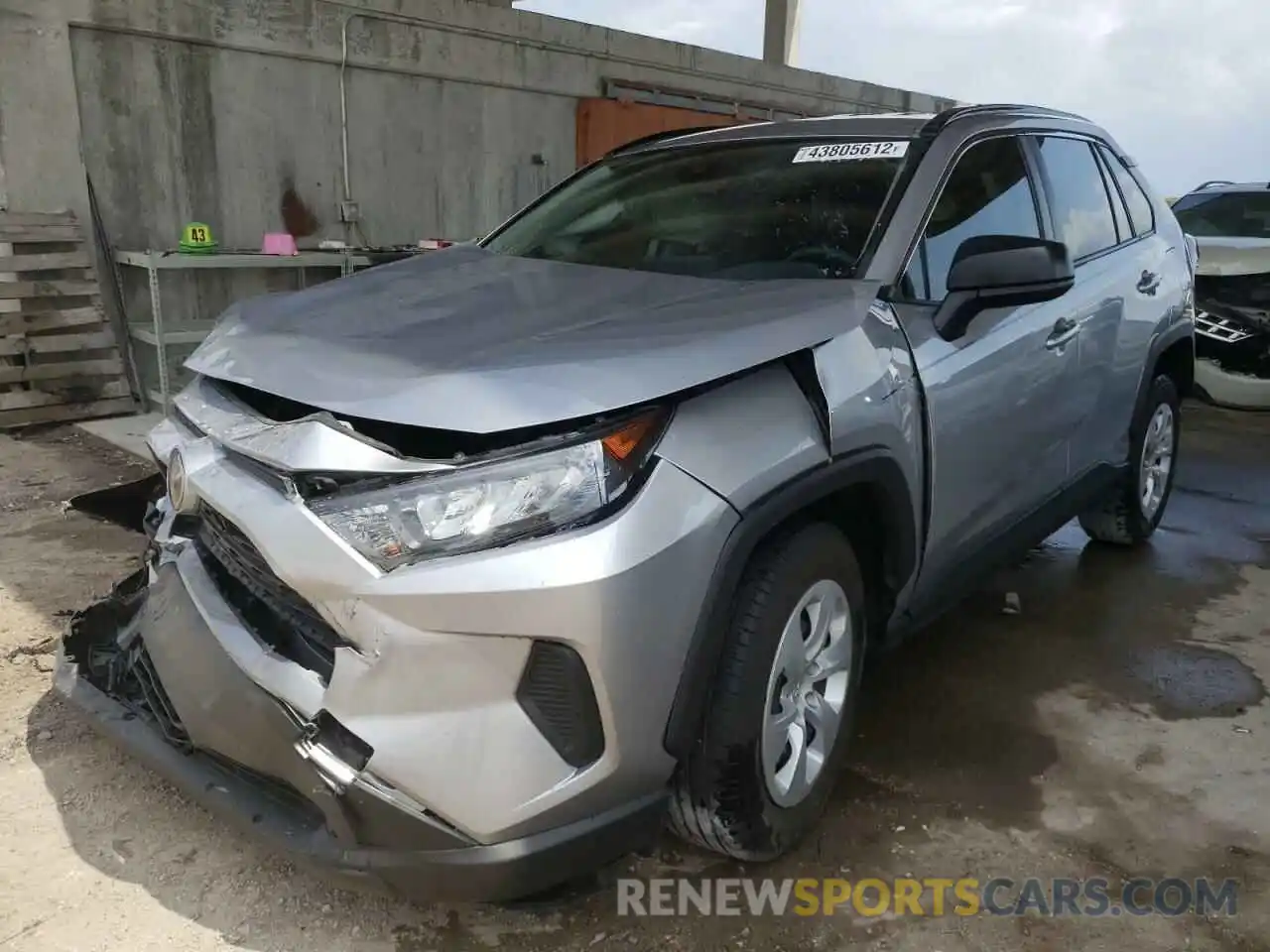 2 Photograph of a damaged car JTMH1RFV4MD061969 TOYOTA RAV4 2021