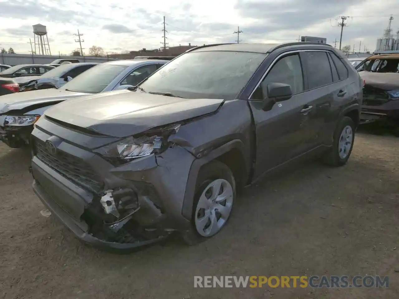 1 Photograph of a damaged car JTMH1RFV4MD062863 TOYOTA RAV4 2021