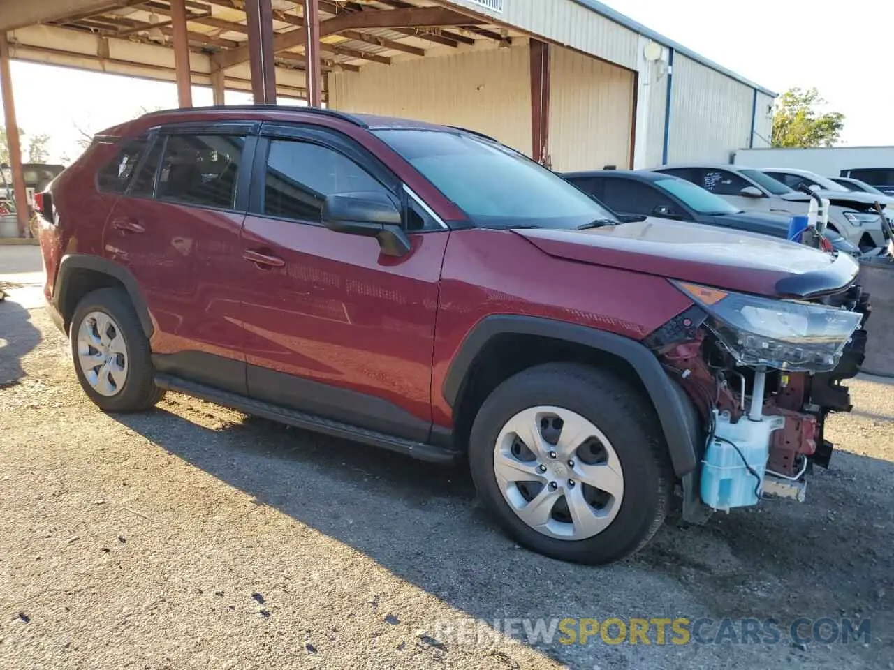 4 Photograph of a damaged car JTMH1RFV4MD064323 TOYOTA RAV4 2021