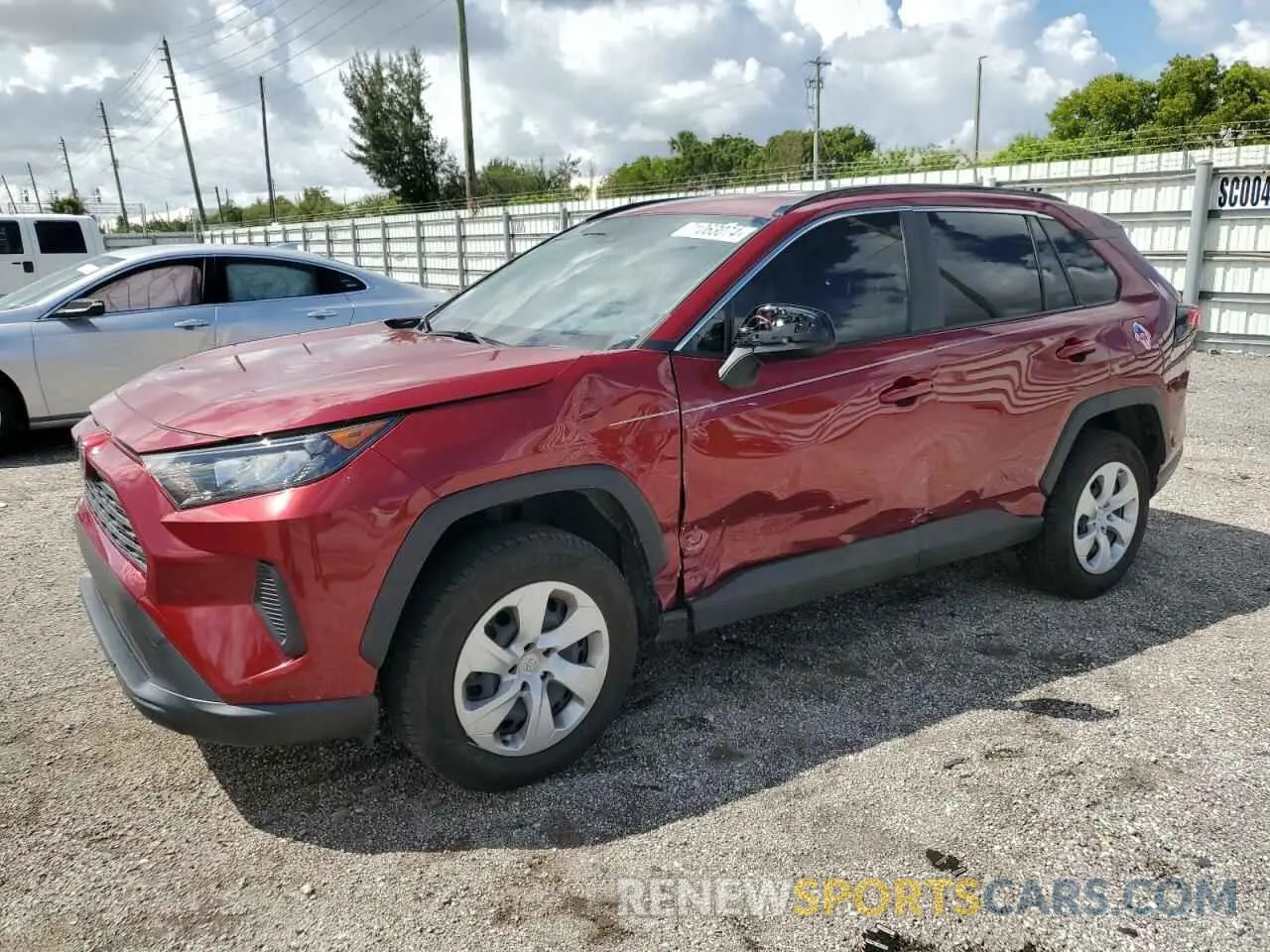 1 Photograph of a damaged car JTMH1RFV4MD070249 TOYOTA RAV4 2021