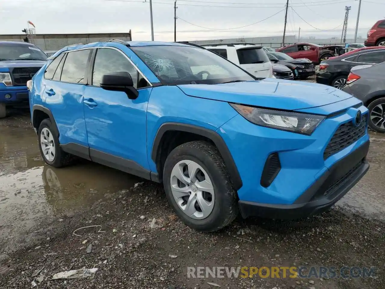 4 Photograph of a damaged car JTMH1RFV8MD074269 TOYOTA RAV4 2021