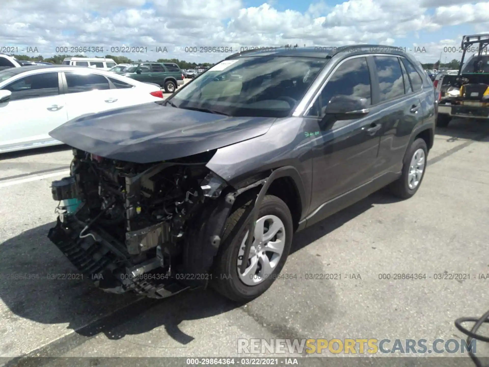 2 Photograph of a damaged car JTMK1RFV8MD522841 TOYOTA RAV4 2021