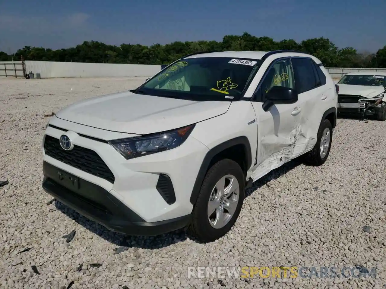 2 Photograph of a damaged car JTMLWRFV7MD129225 TOYOTA RAV4 2021