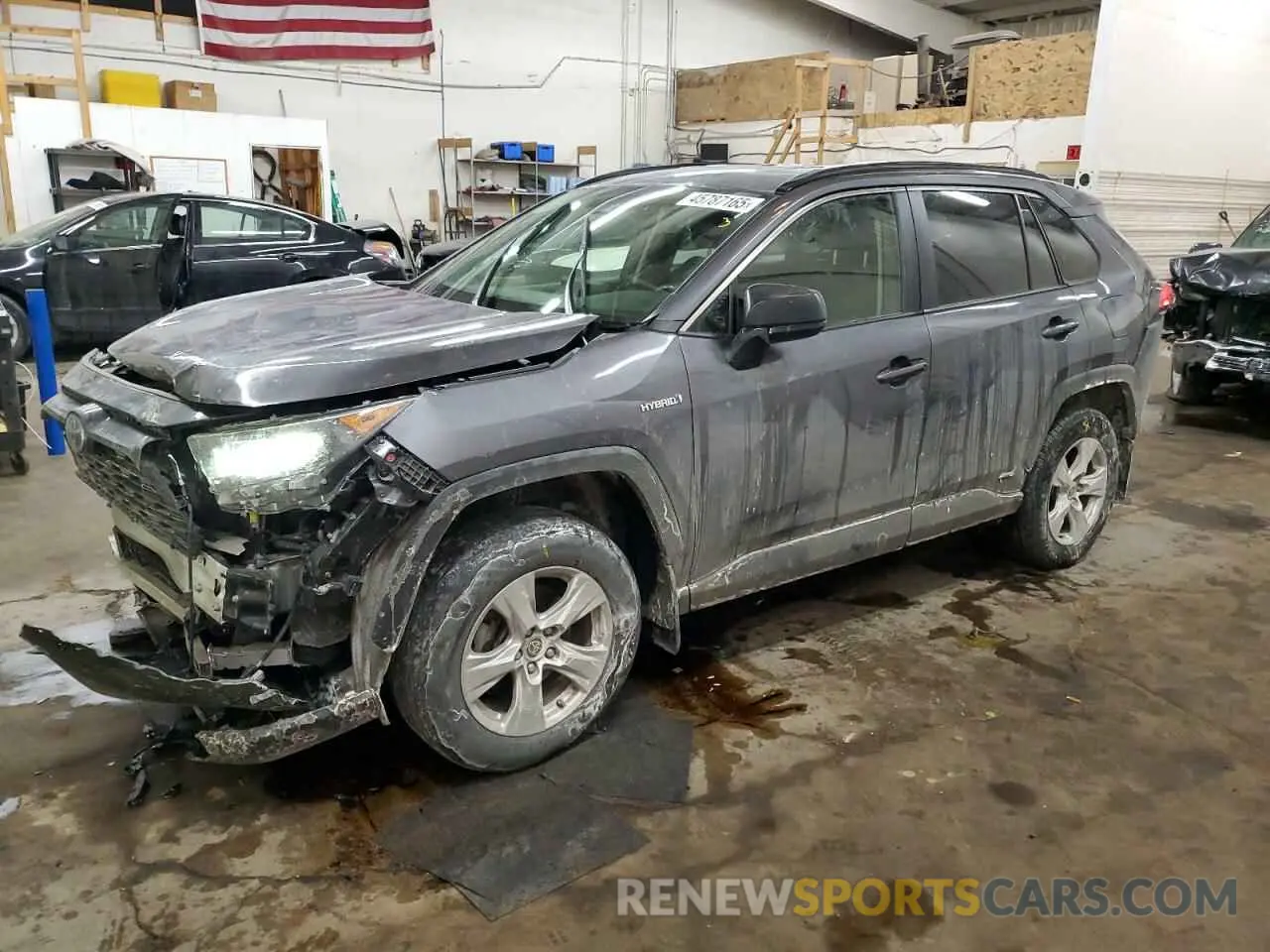 1 Photograph of a damaged car JTMLWRFVXMD127226 TOYOTA RAV4 2021